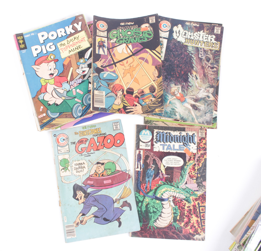 Vintage Comics From Gold Key, Charlton, Modern and More