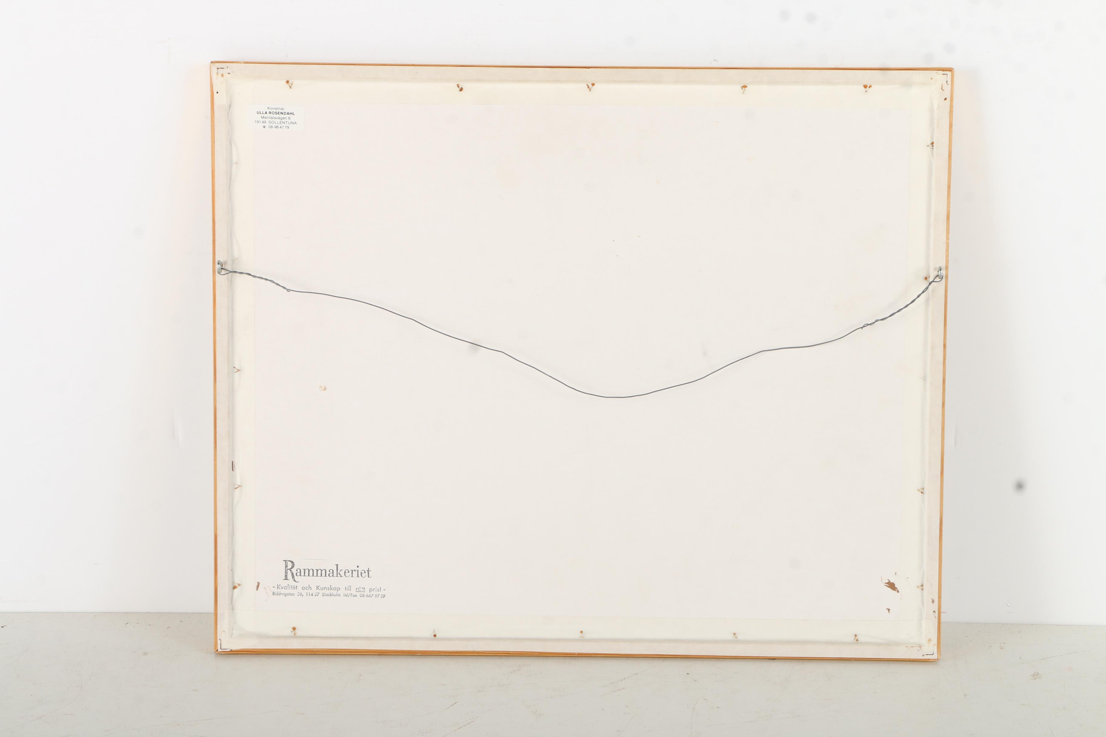 Ulla Rosendahl Watercolor of a Coastline