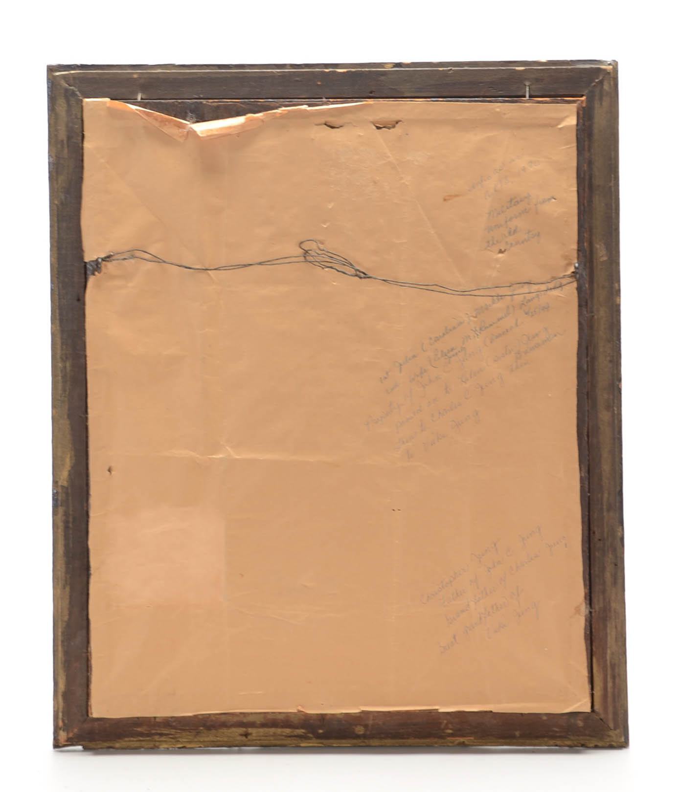 Antique Crayon Portrait of Christopher Jung