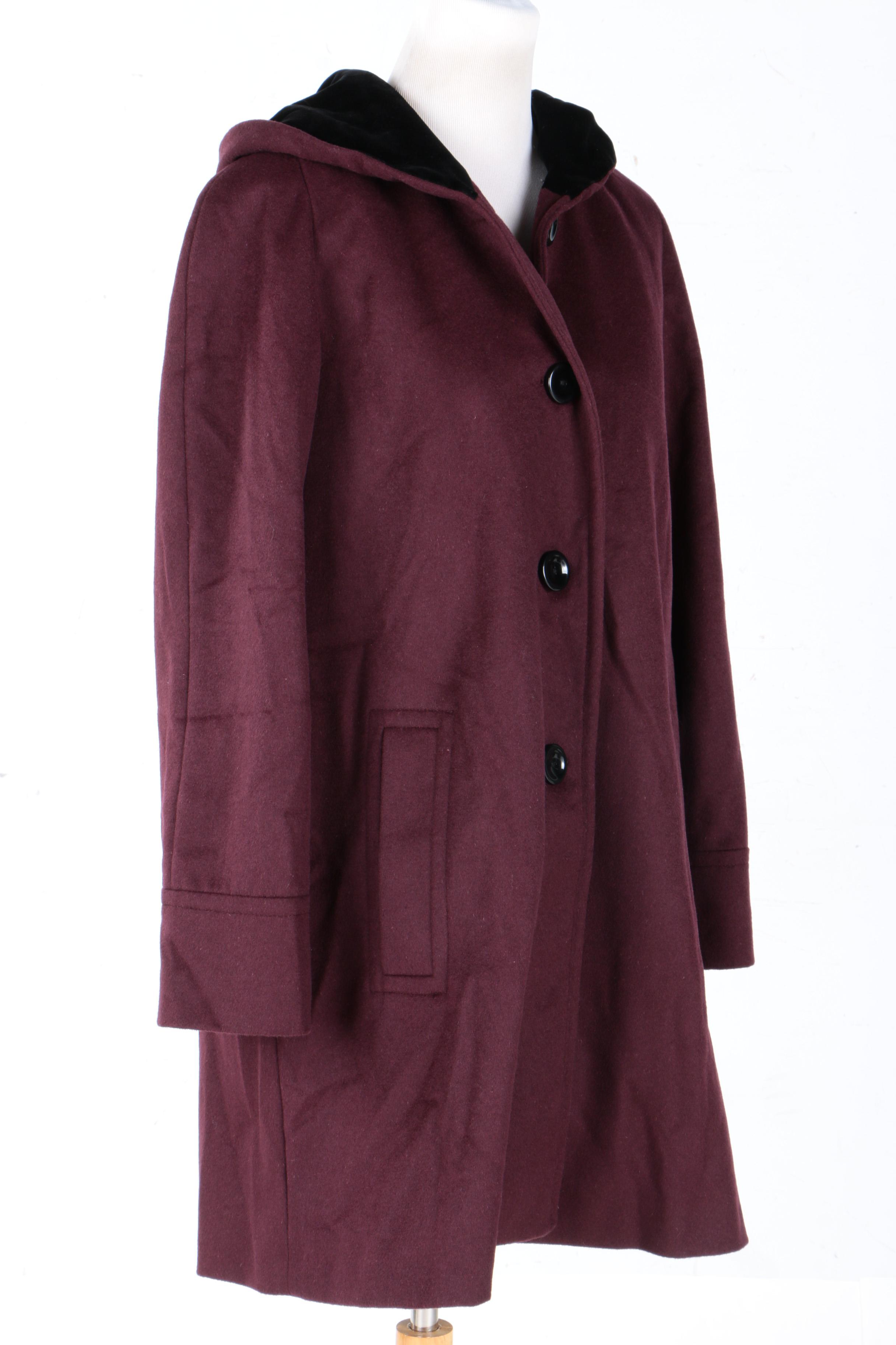 Forecaster of Boston Eggplant Wool Coat