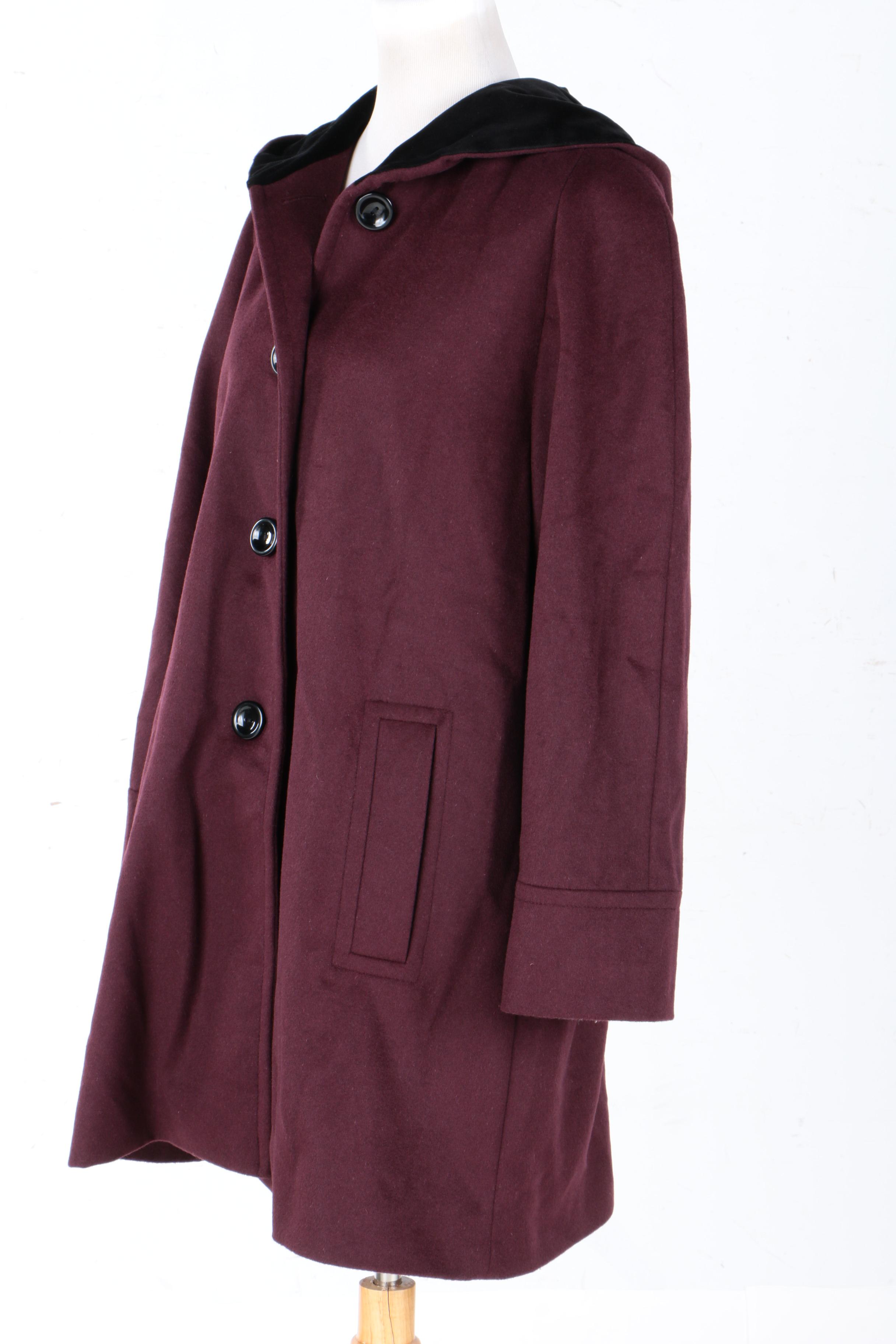 Forecaster of Boston Eggplant Wool Coat
