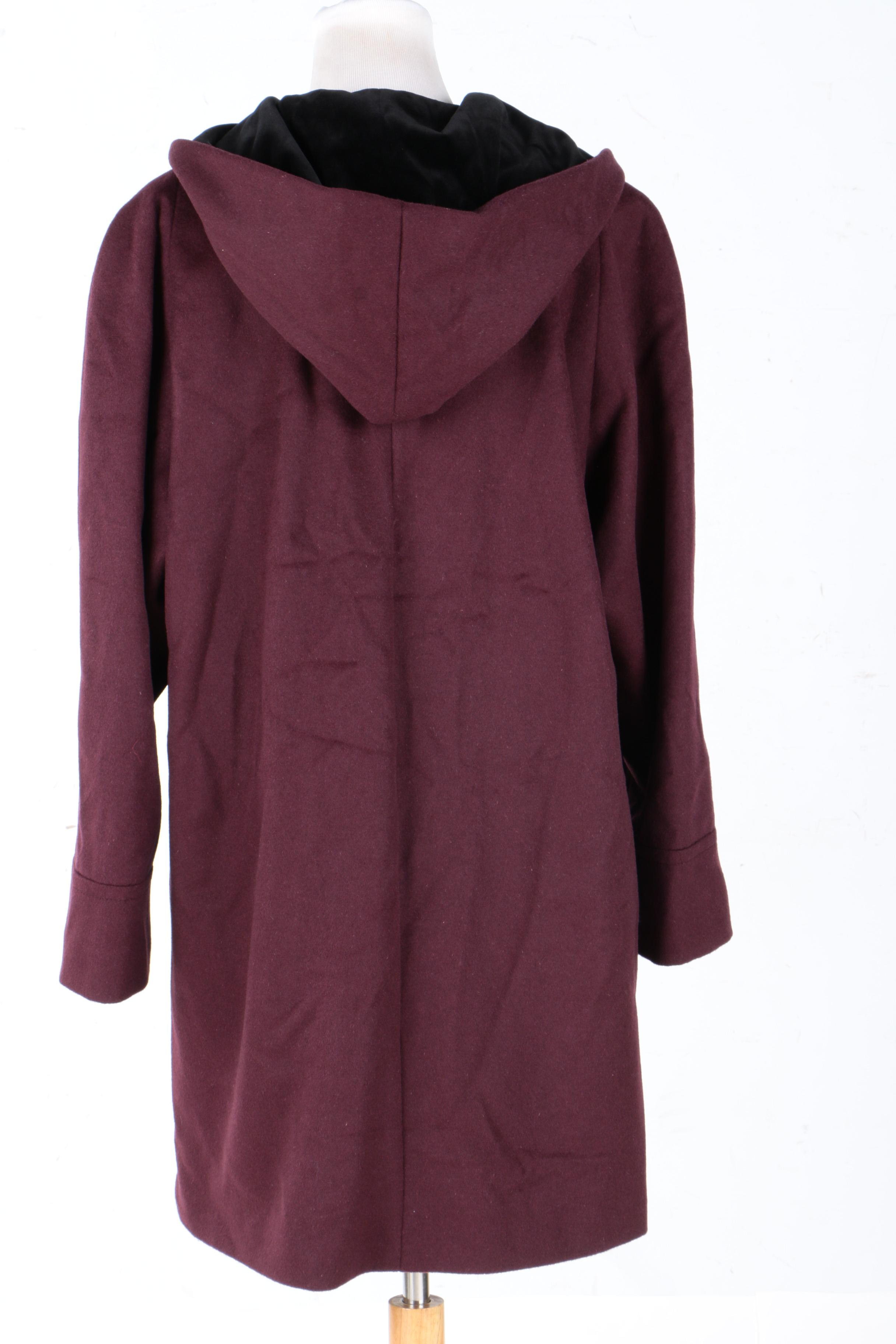 Forecaster of Boston Eggplant Wool Coat