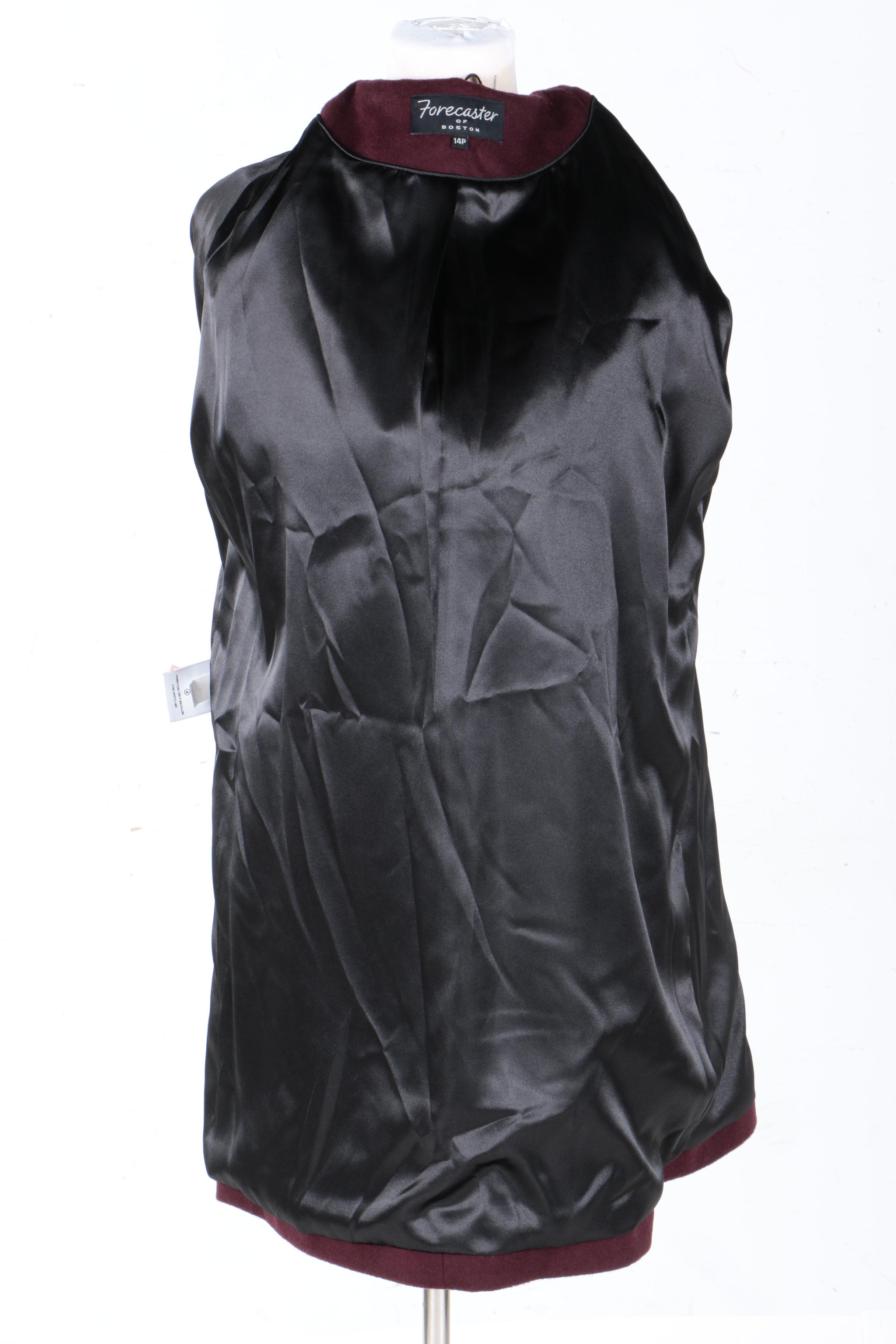 Forecaster of Boston Eggplant Wool Coat