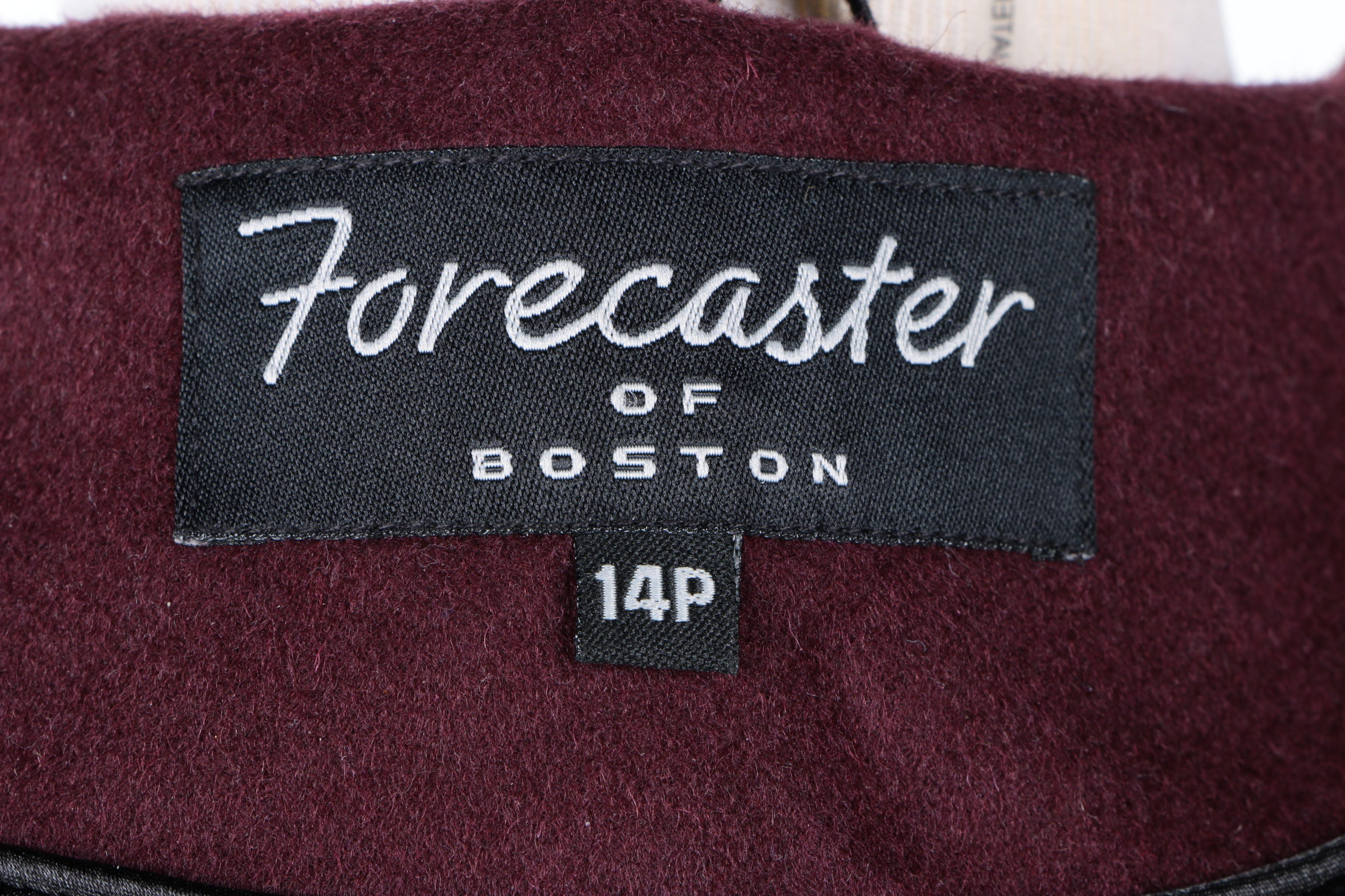 Forecaster of Boston Eggplant Wool Coat