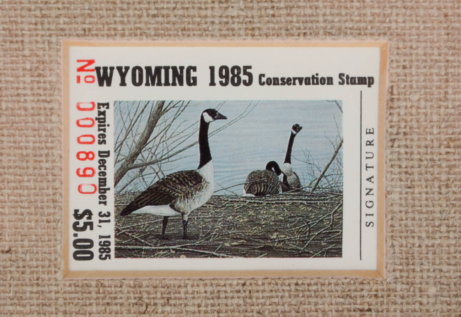 Robert Kusserow Signed Limited Edition Offset Lithograph and One Postage Stamp