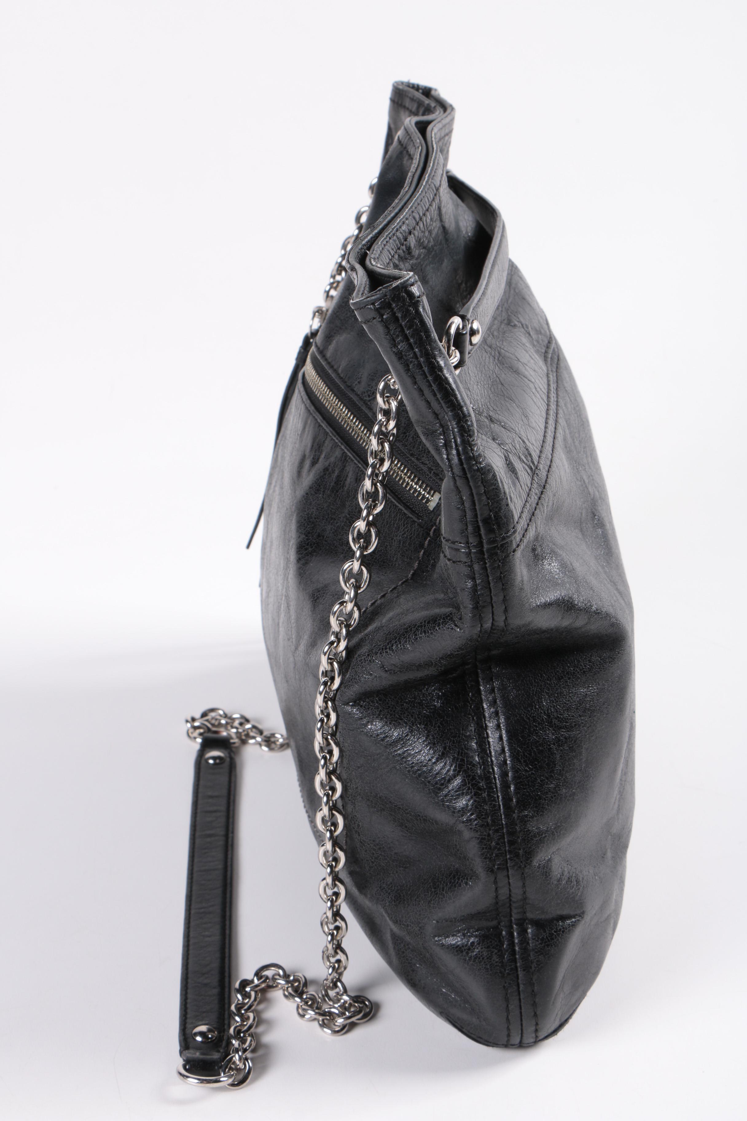 2012 Coach Poppy Leather Slim Tote