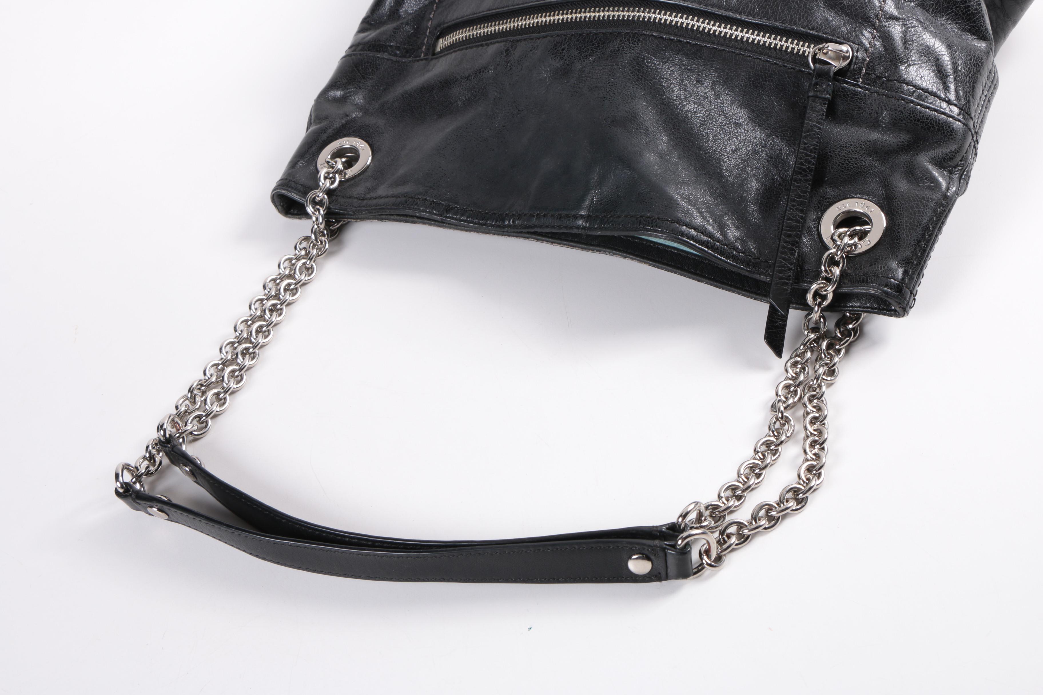 2012 Coach Poppy Leather Slim Tote