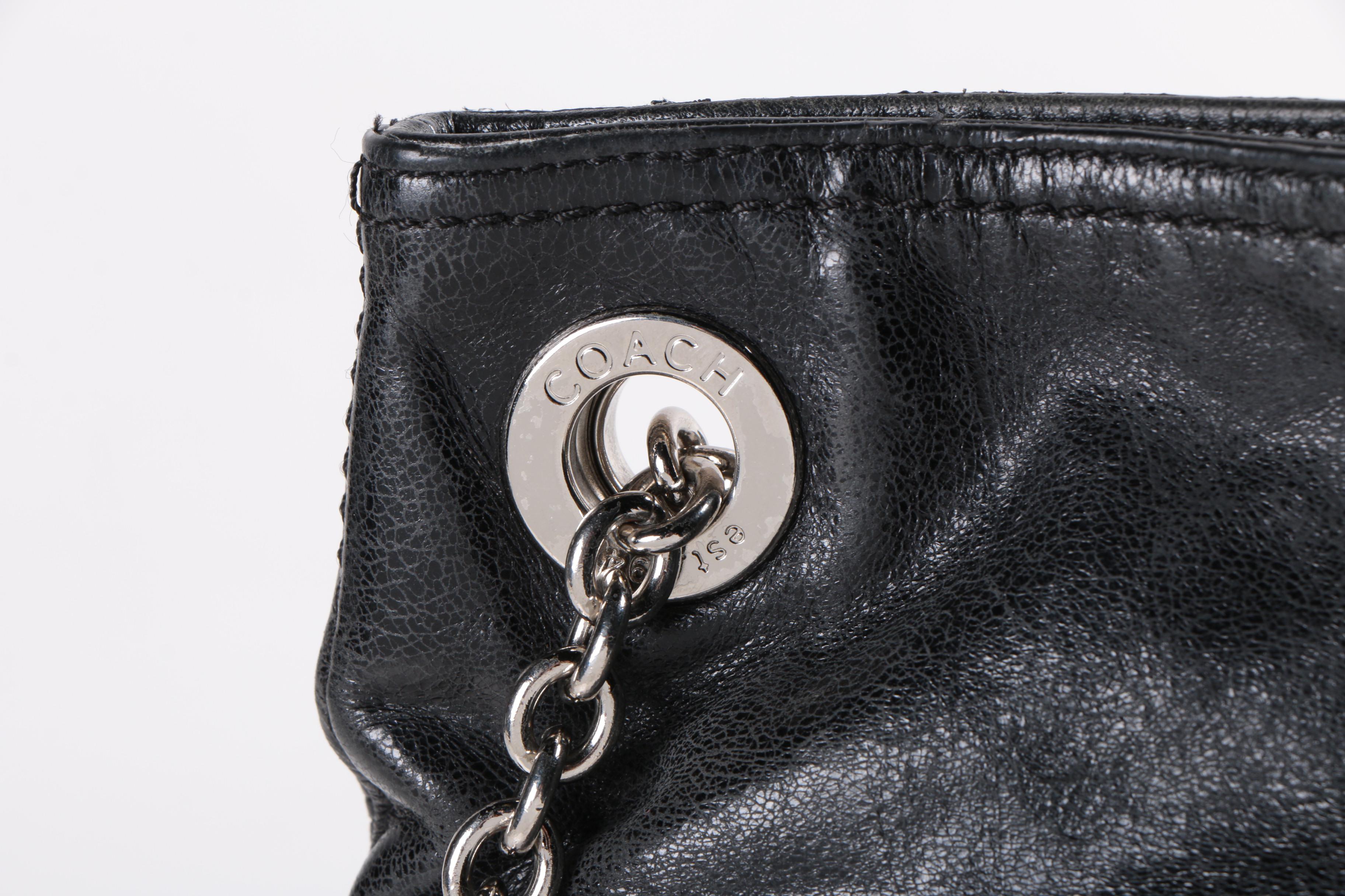 2012 Coach Poppy Leather Slim Tote