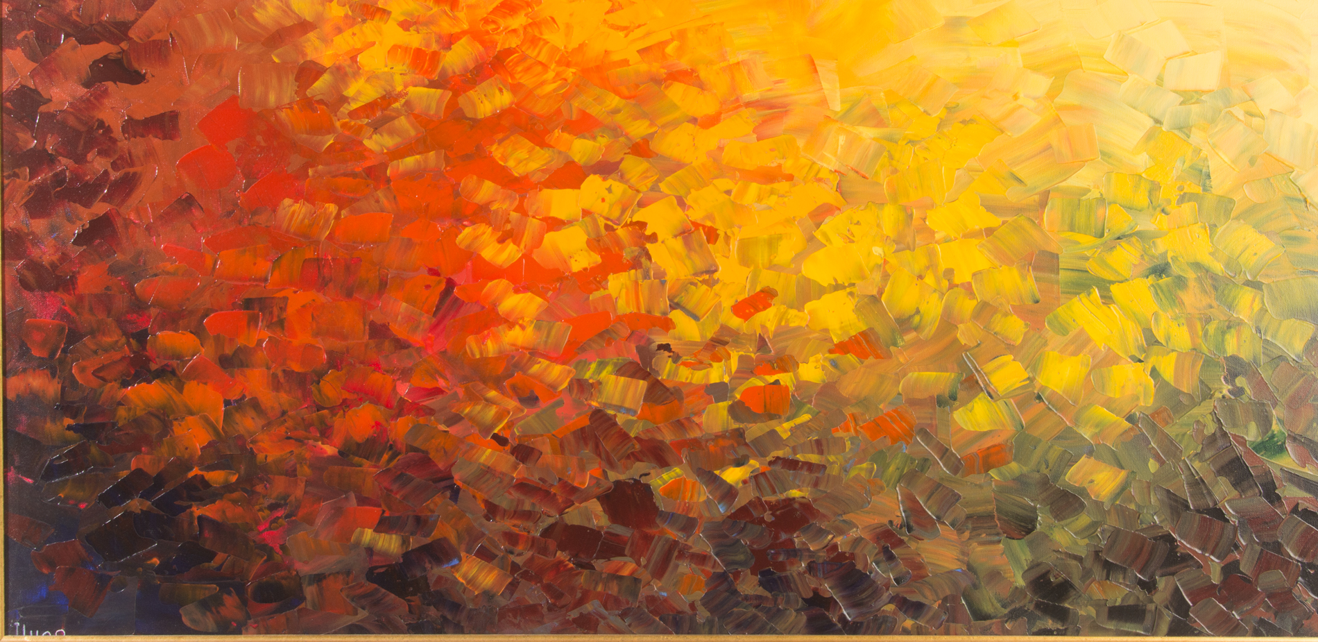 Tatiana Iliana-Gooden Acrylic on Canvas "Fire-Born Moods"