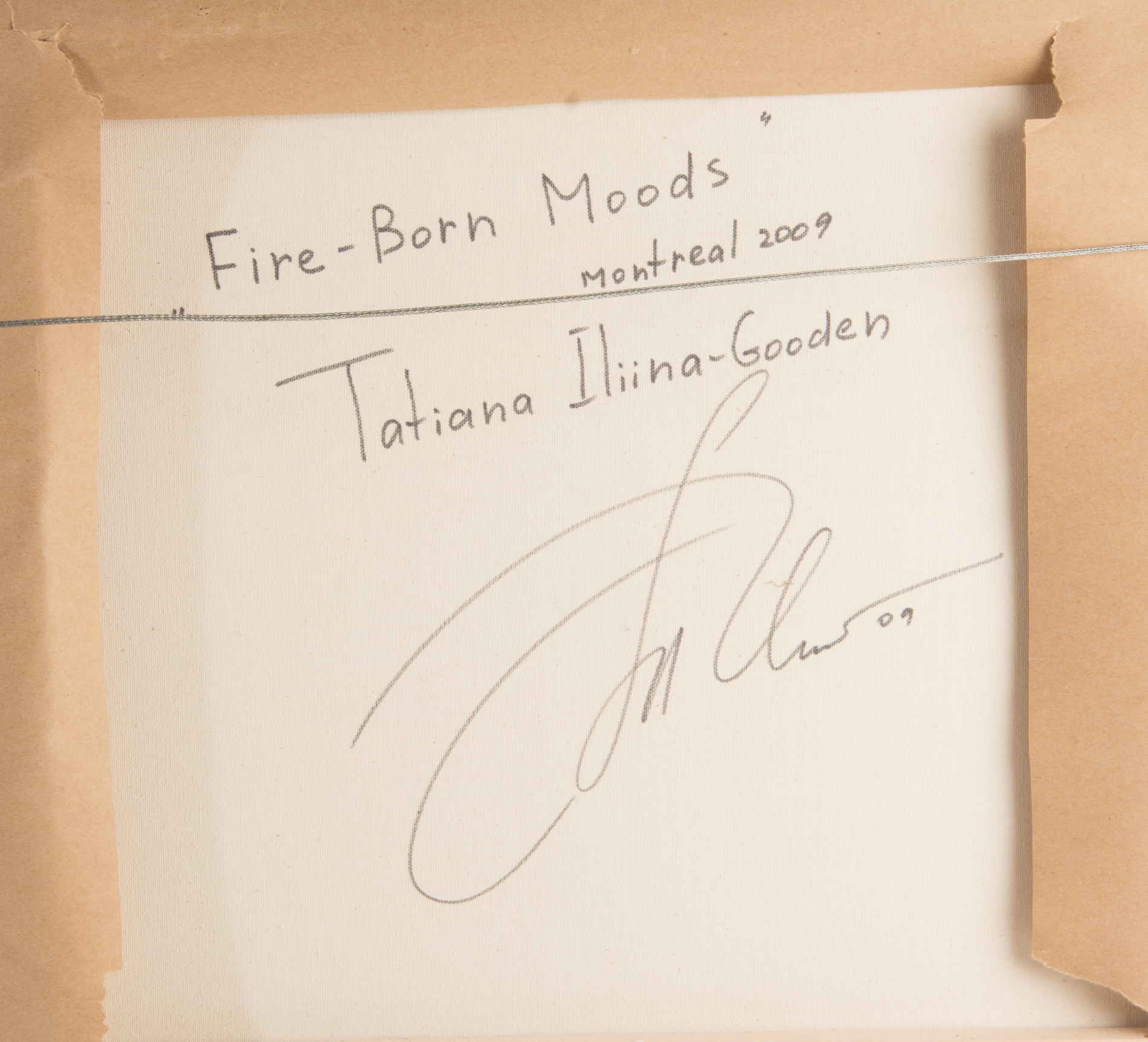 Tatiana Iliana-Gooden Acrylic on Canvas "Fire-Born Moods"