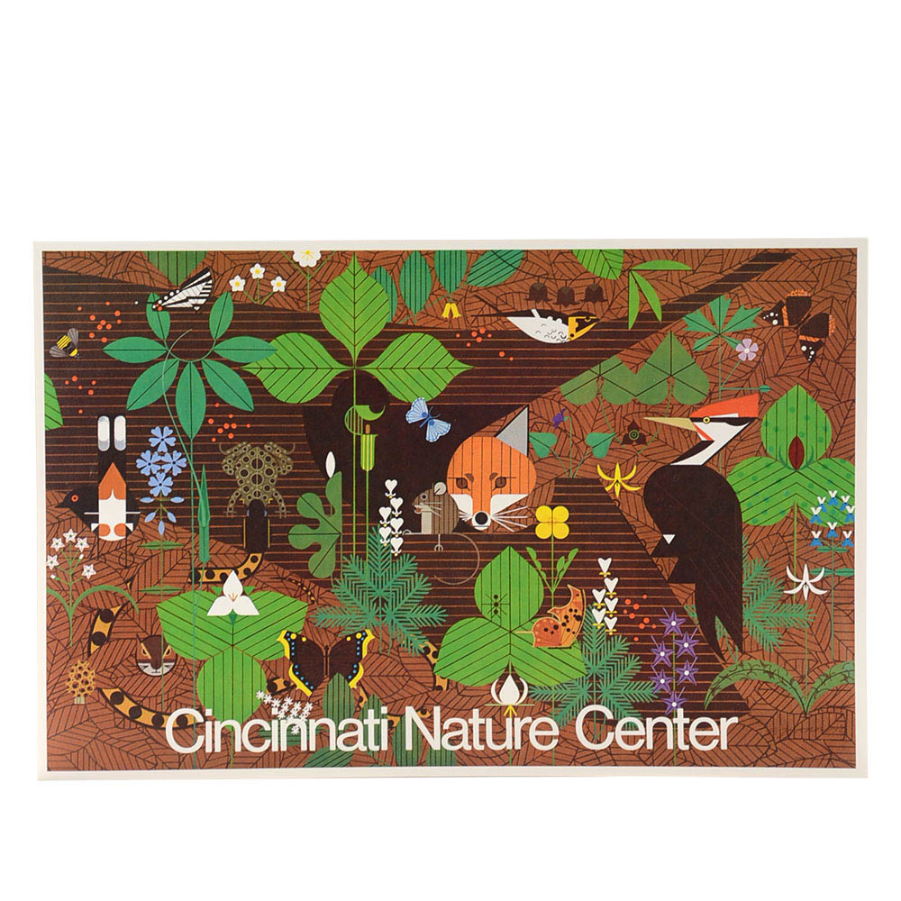 Charley Harper Hand-Signed Poster for Cincinnati Nature Center