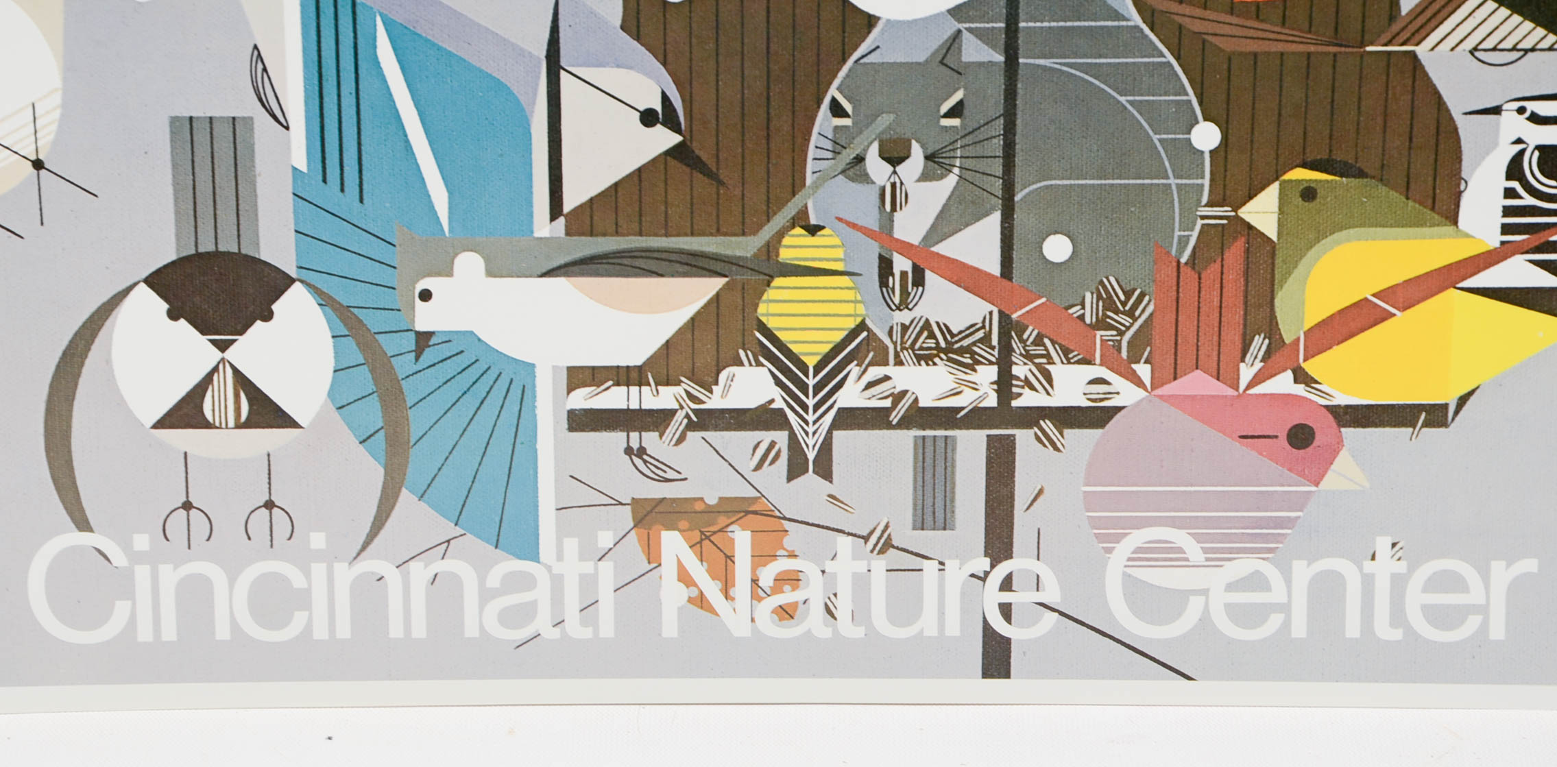 Charley Harper Hand-Signed Poster for Cincinnati Nature Center