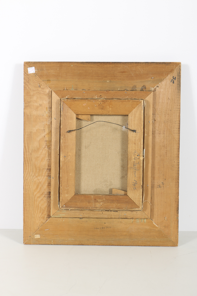 L.C. Taylor Oil Painting on Canvas Figural Landscape