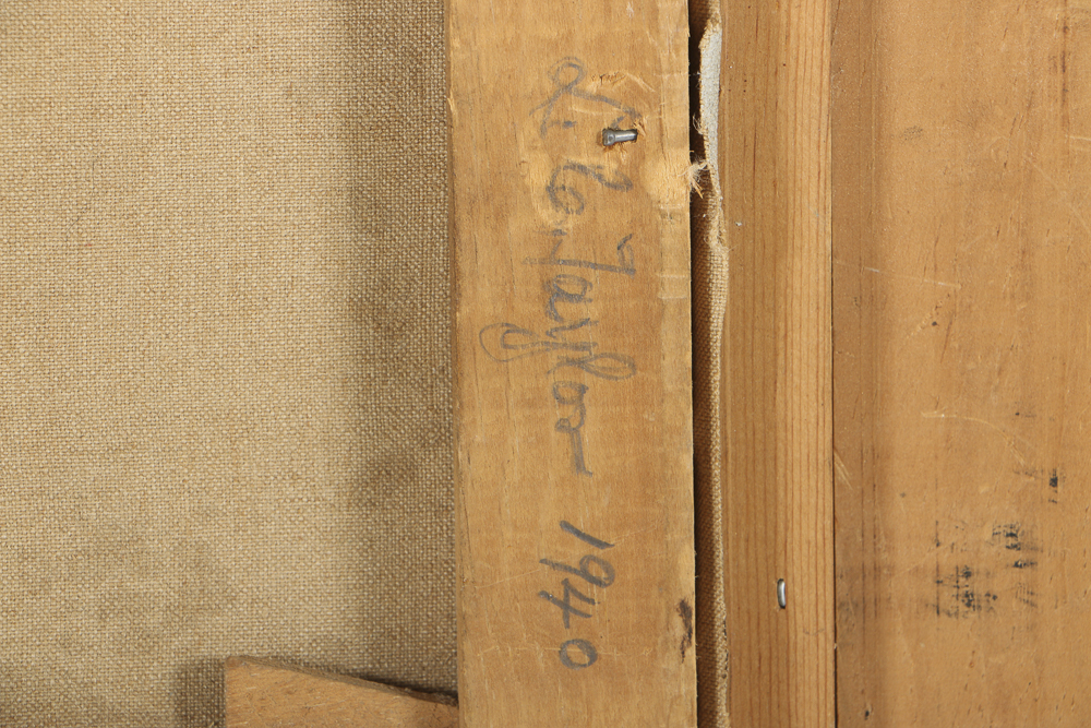 L.C. Taylor Oil Painting on Canvas Figural Landscape