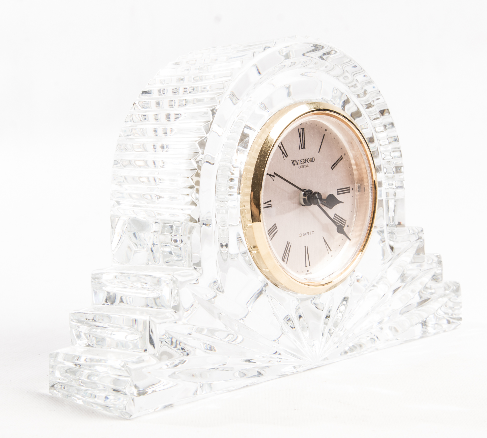 "Wharton" Crystal Desk Clock by Waterford