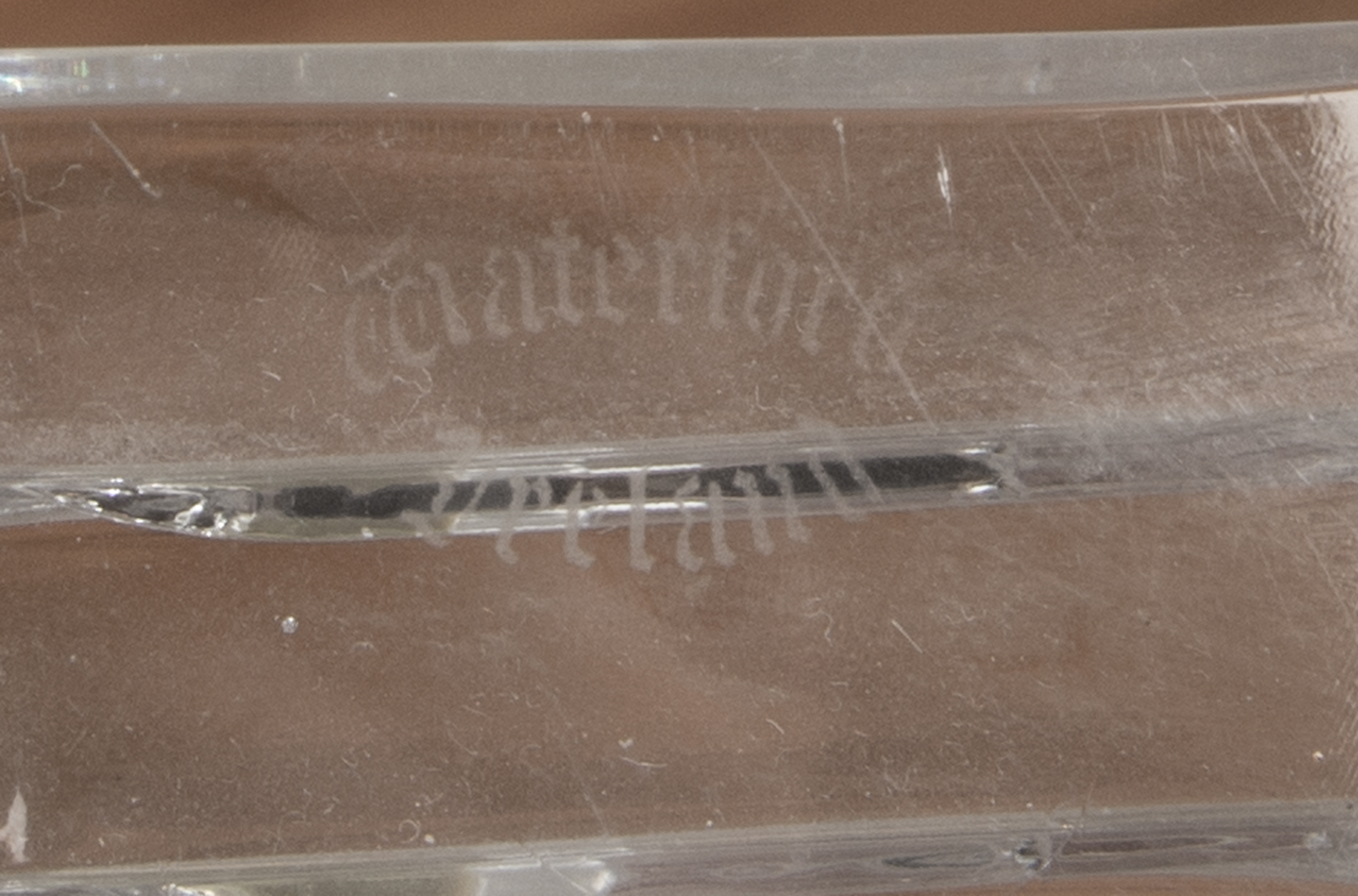 "Wharton" Crystal Desk Clock by Waterford