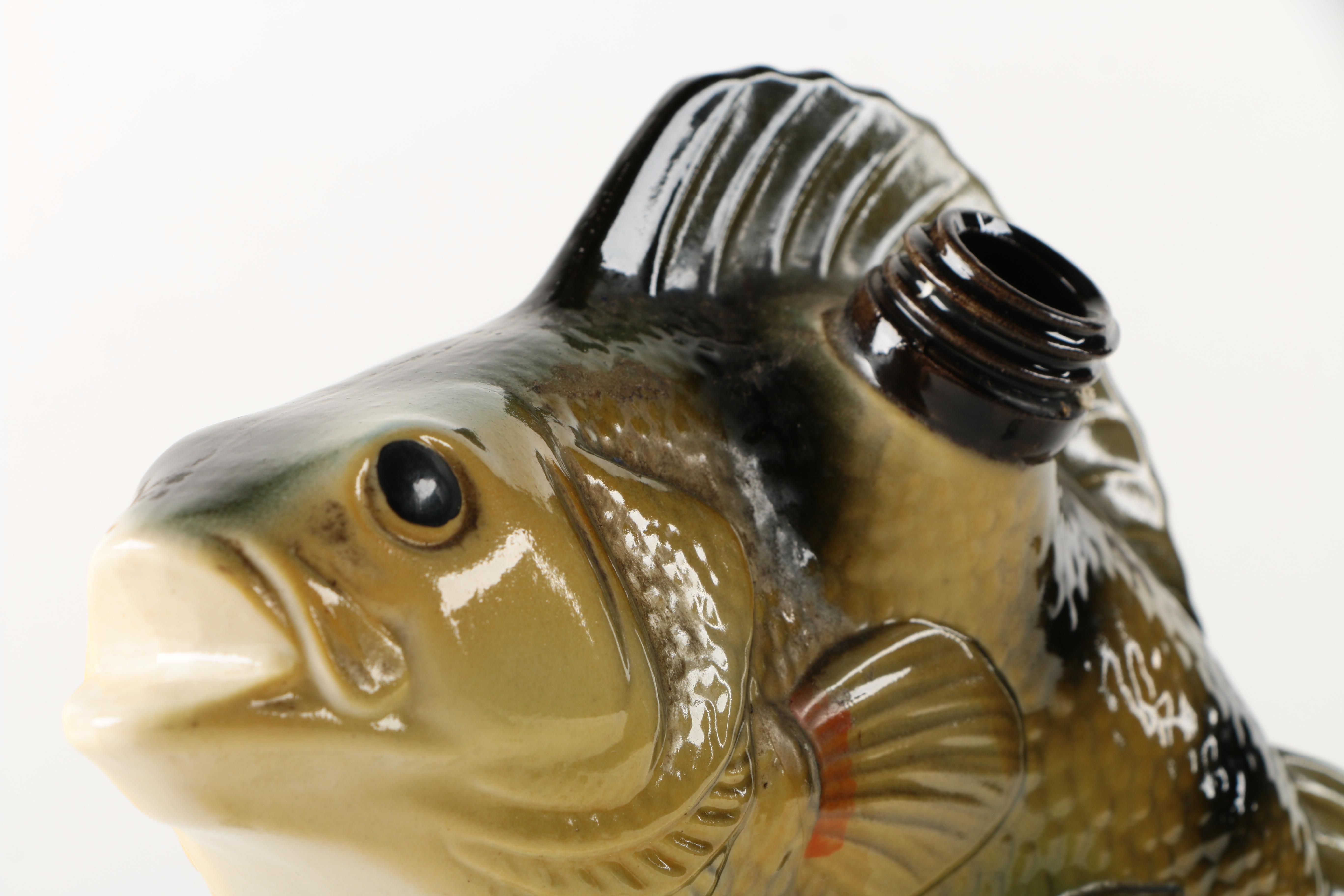 1980 James B. Beam Ceramic Fish Decanter