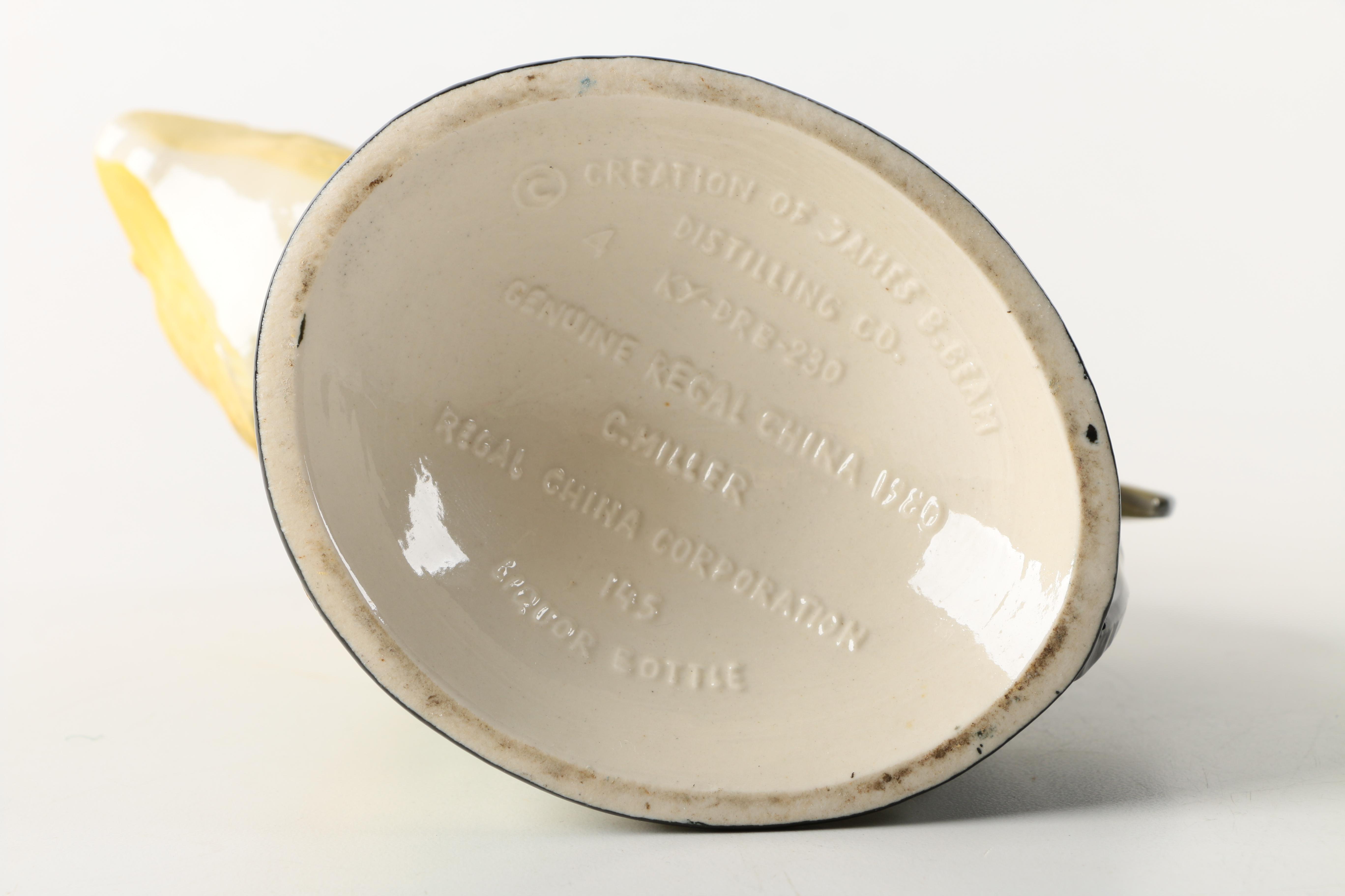 1980 James B. Beam Ceramic Fish Decanter