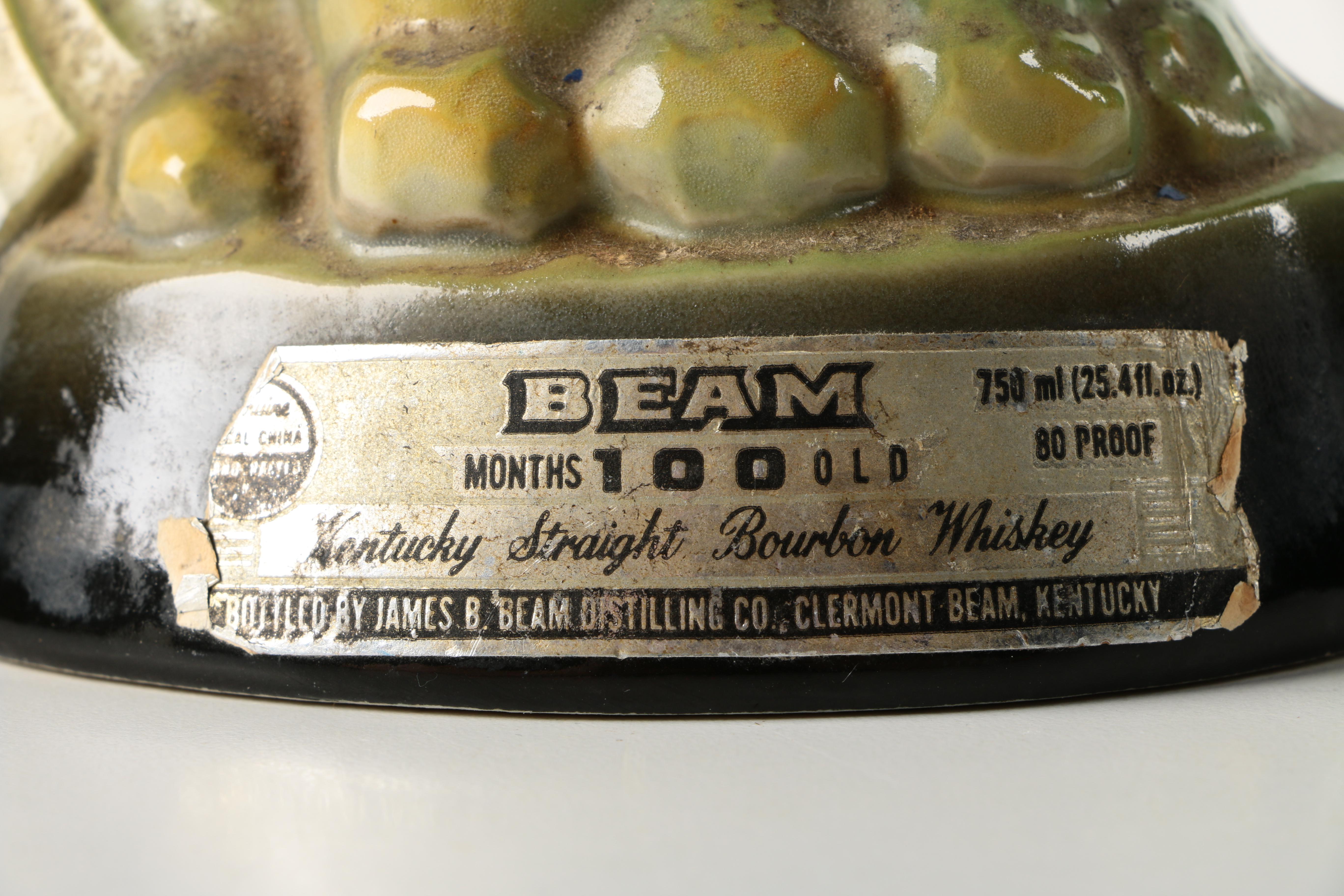 1980 James B. Beam Ceramic Fish Decanter