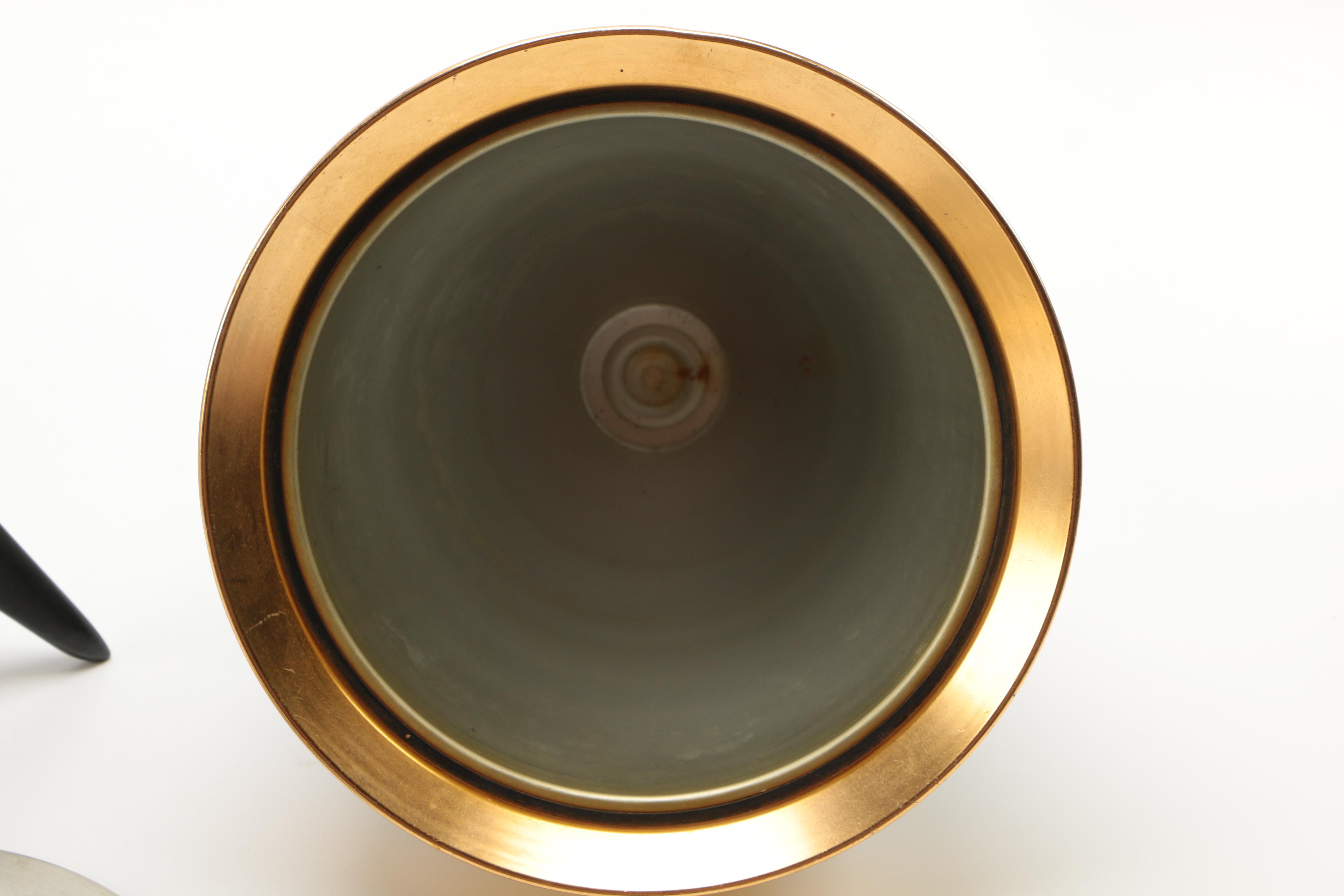 Mid-Century Chrome Ice Bucket and Martini Pitcher with Stand