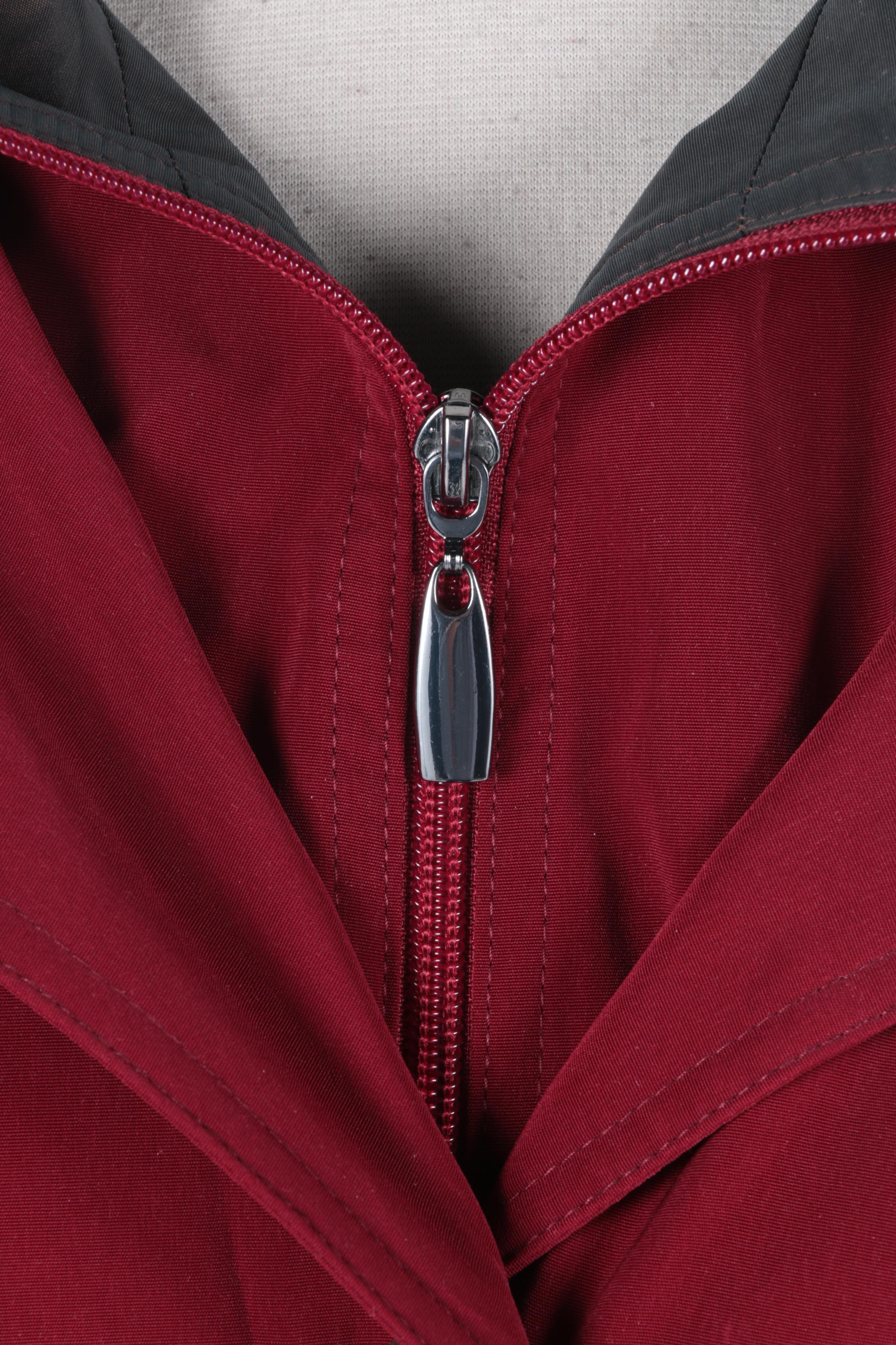 Gallery Petite Red Rain Coat