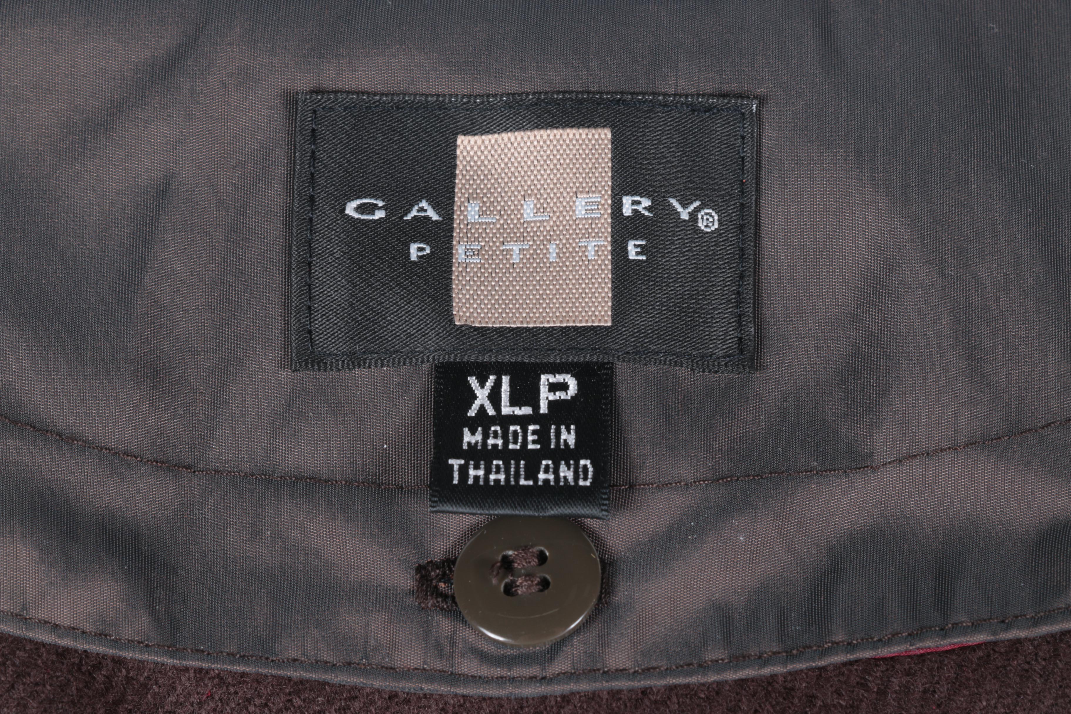 Gallery Petite Red Rain Coat