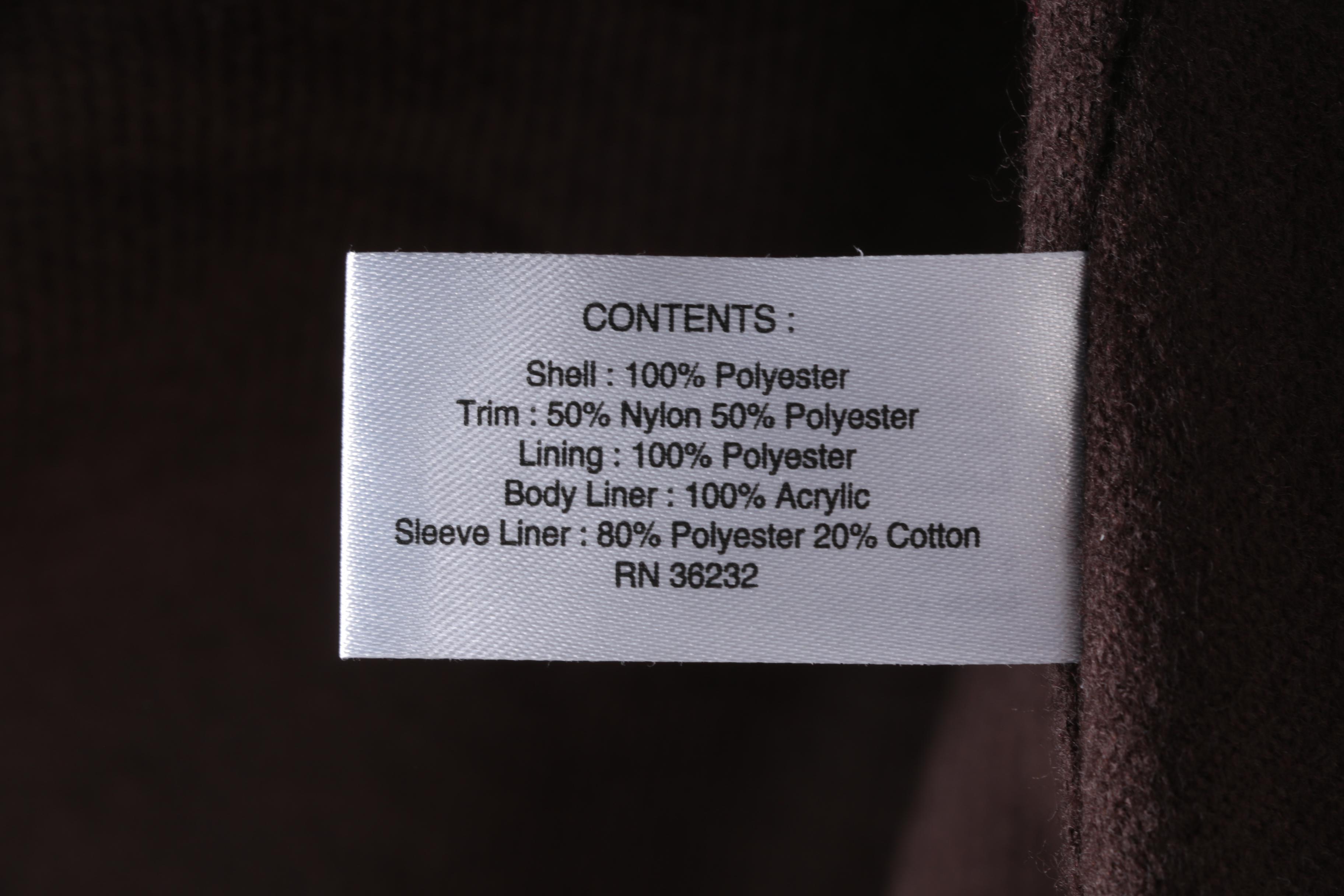 Gallery Petite Red Rain Coat