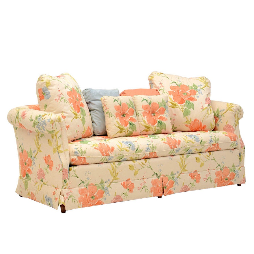 Henredon Floral Print Sofa