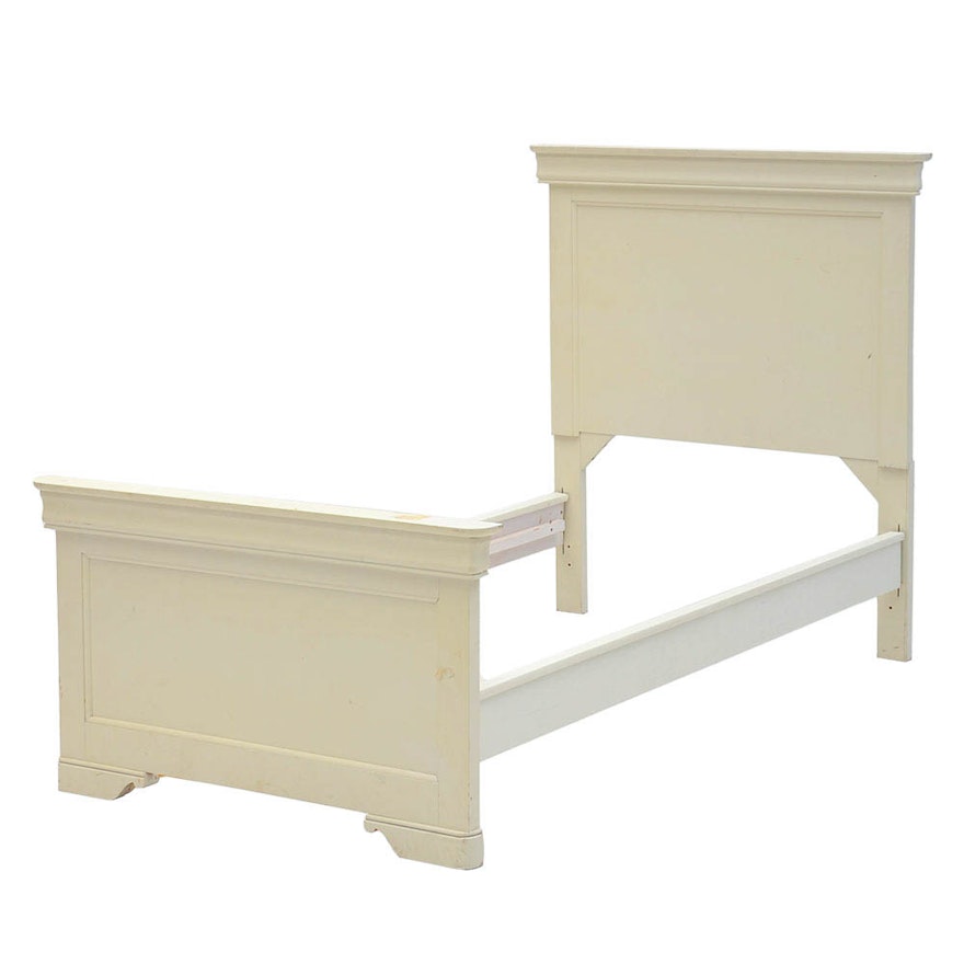 Broyhill White Twin Bed Frame