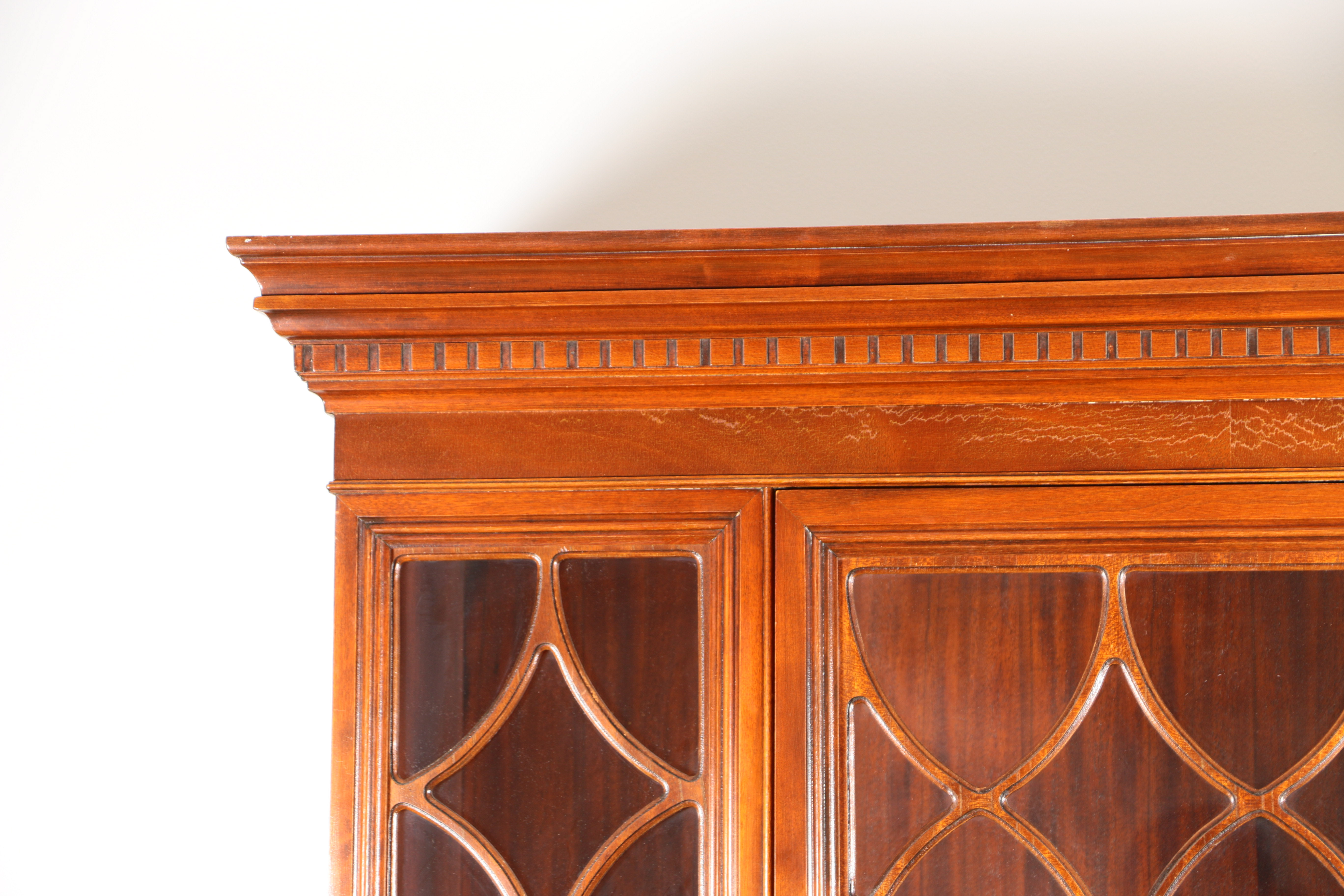 Federal Style Bowfront China Cabinet
