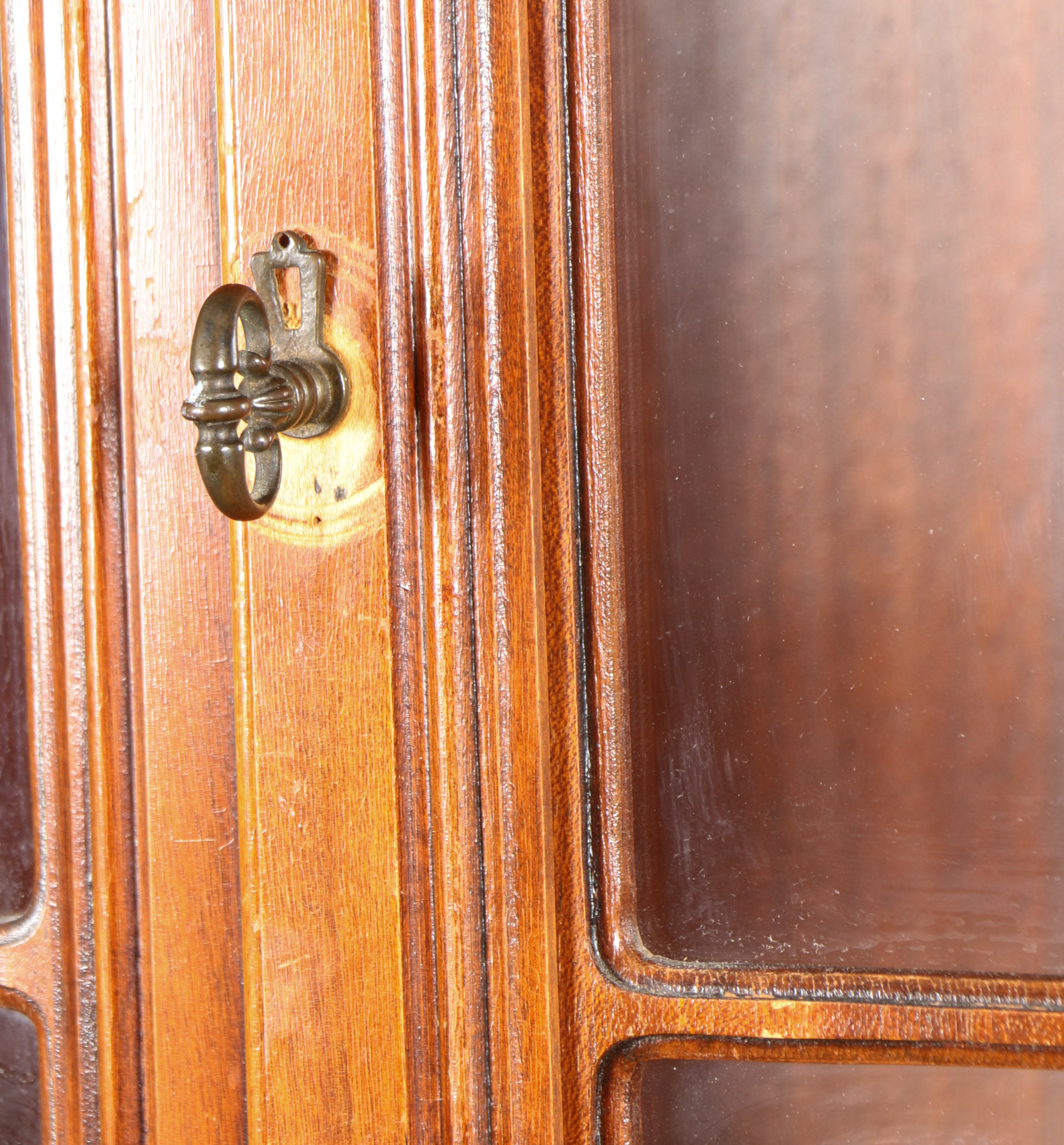 Federal Style Bowfront China Cabinet