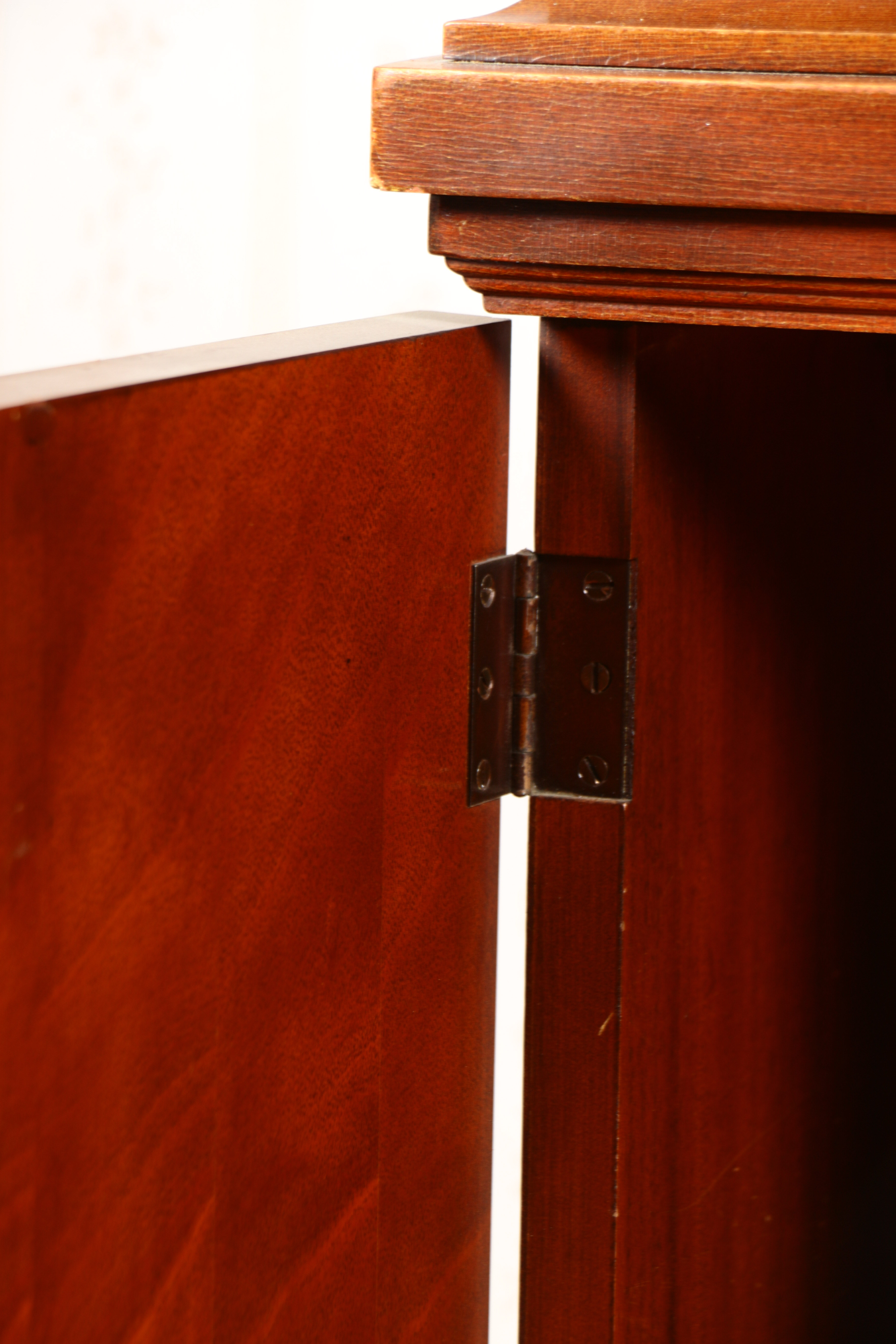 Federal Style Bowfront China Cabinet