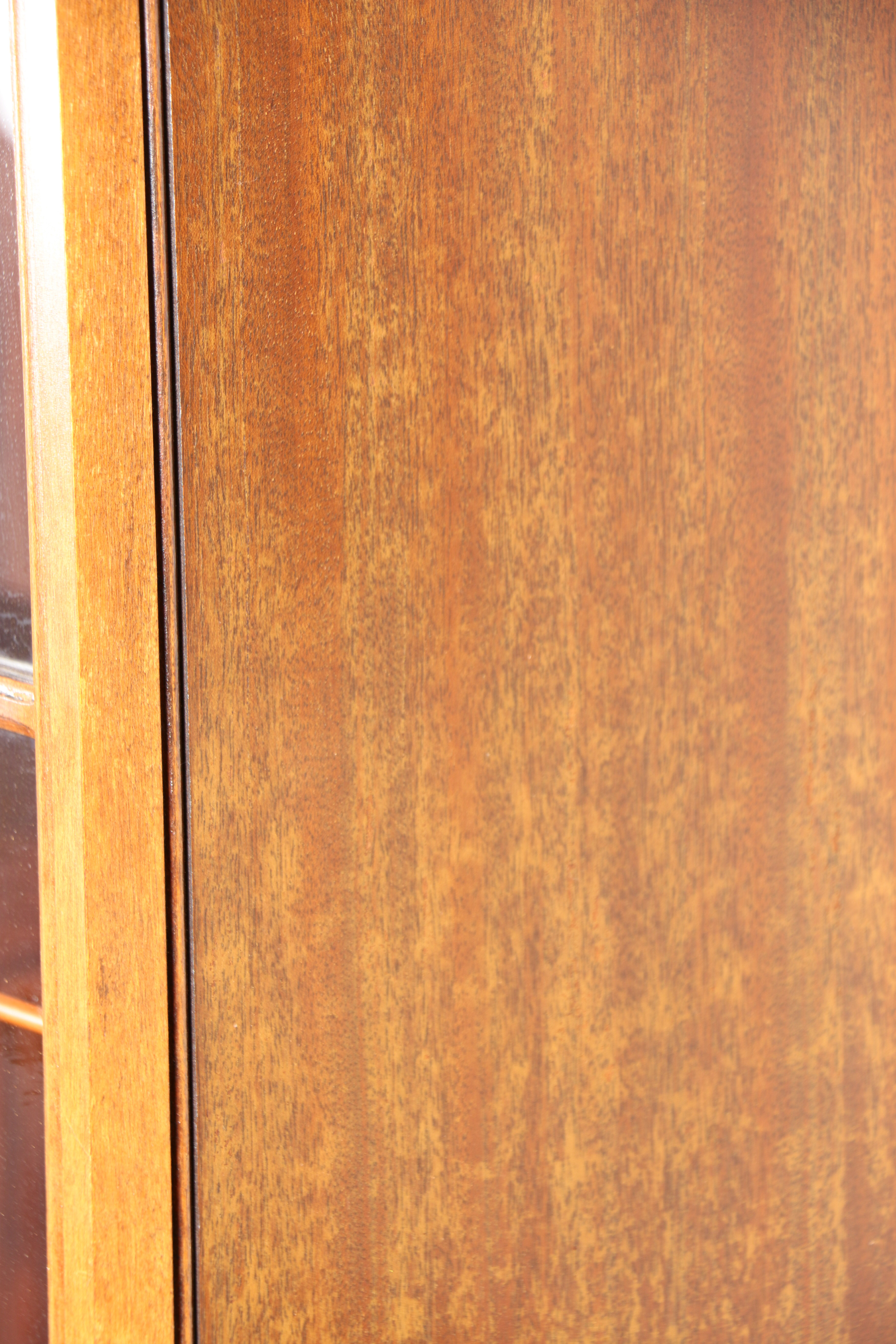 Federal Style Bowfront China Cabinet