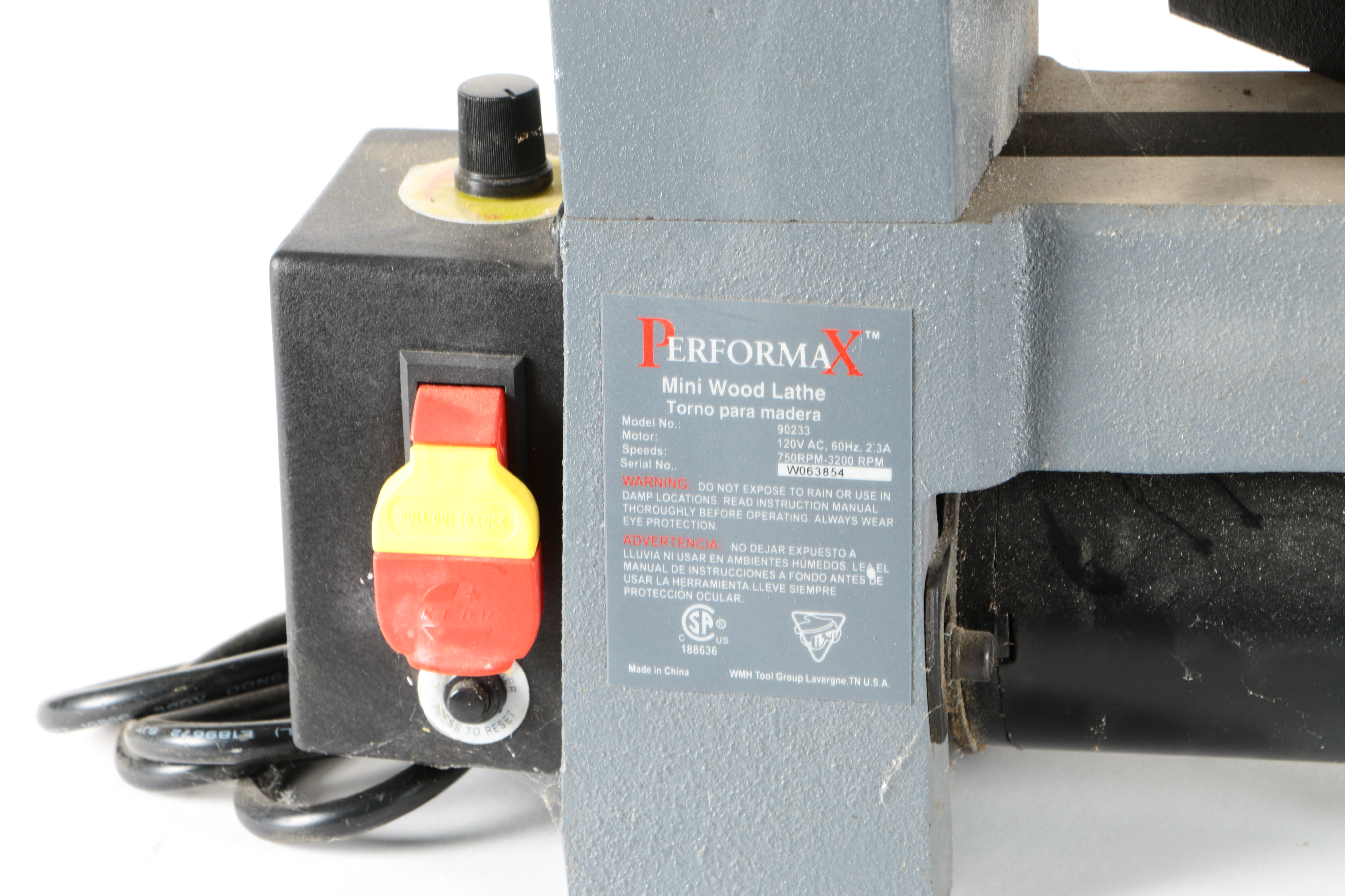 Performax Mini Wood Lathe Model 90233