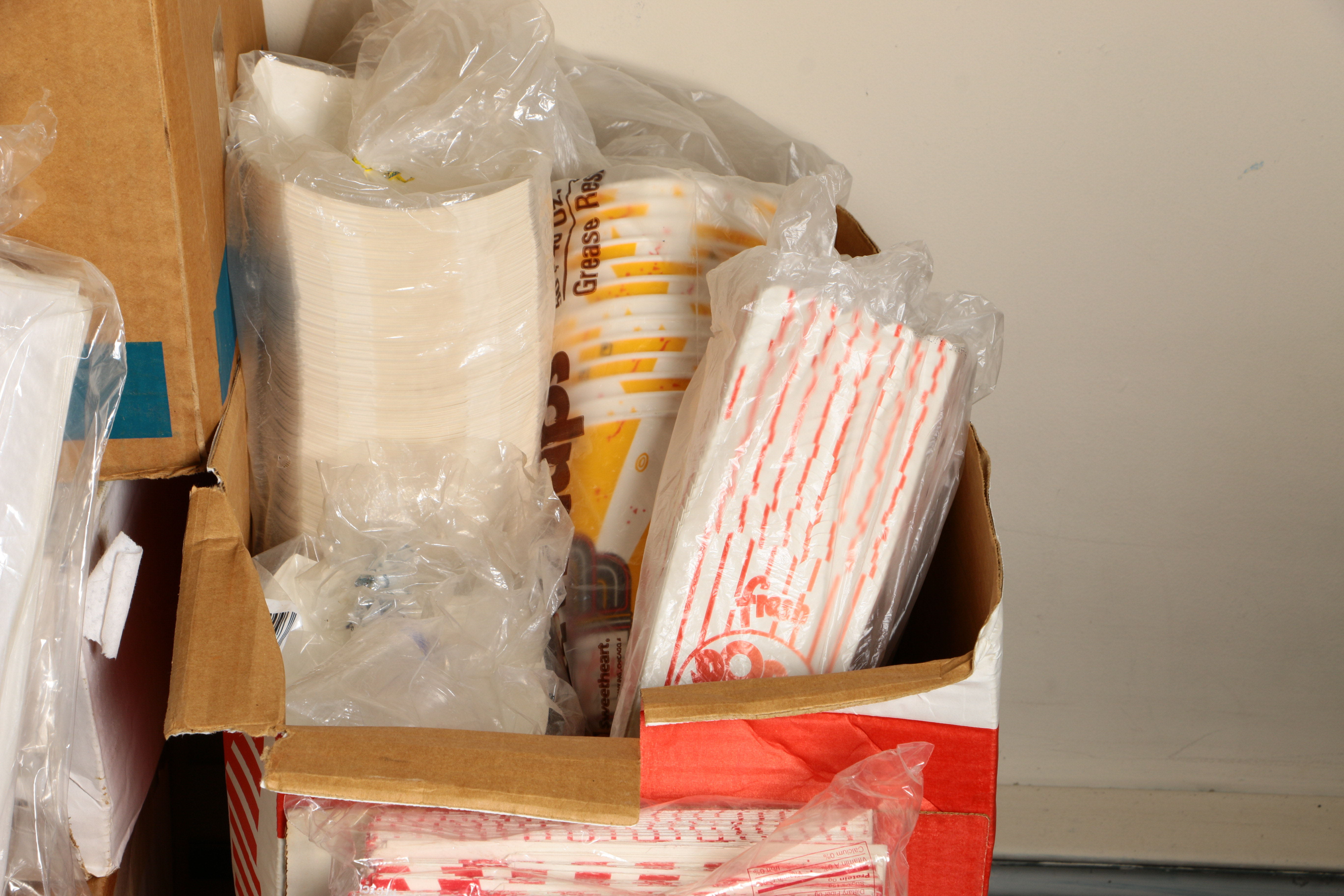 Handmade Popcorn Cart, Popcorn Machine, and Supplies