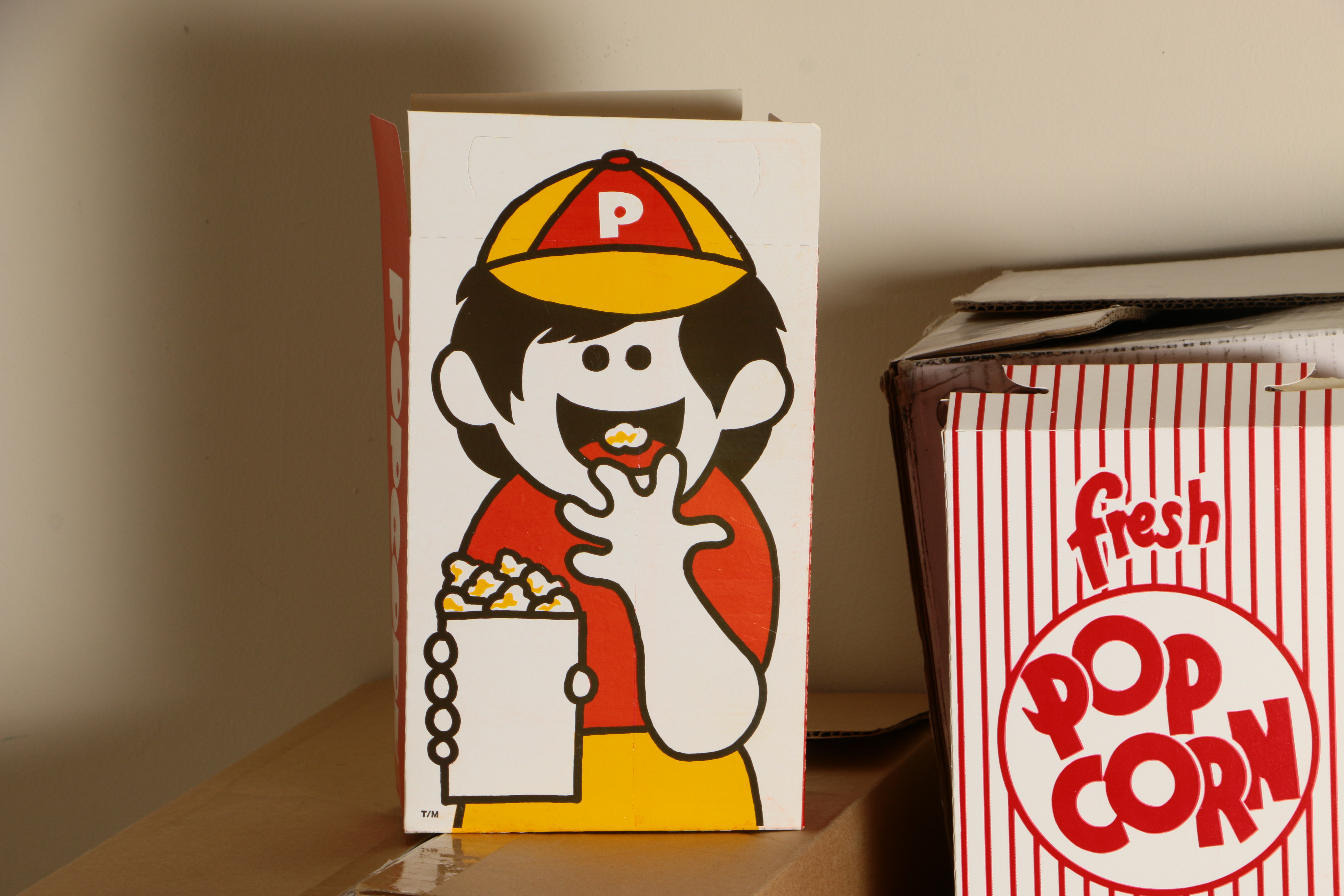 Handmade Popcorn Cart, Popcorn Machine, and Supplies