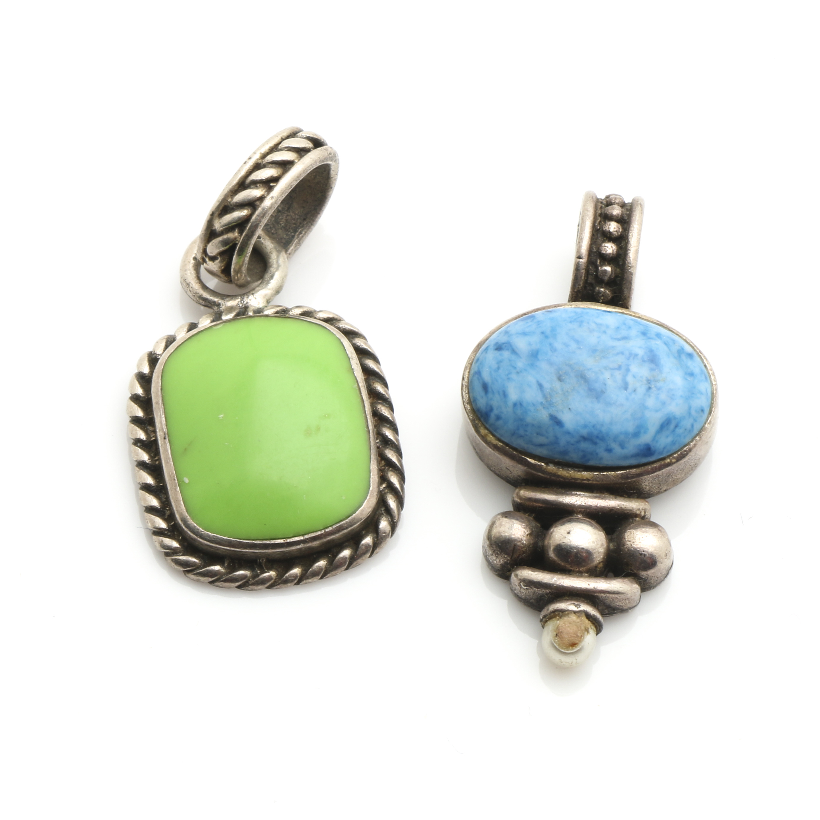 Sterling Bracelet and Pendants Including Demi Parure