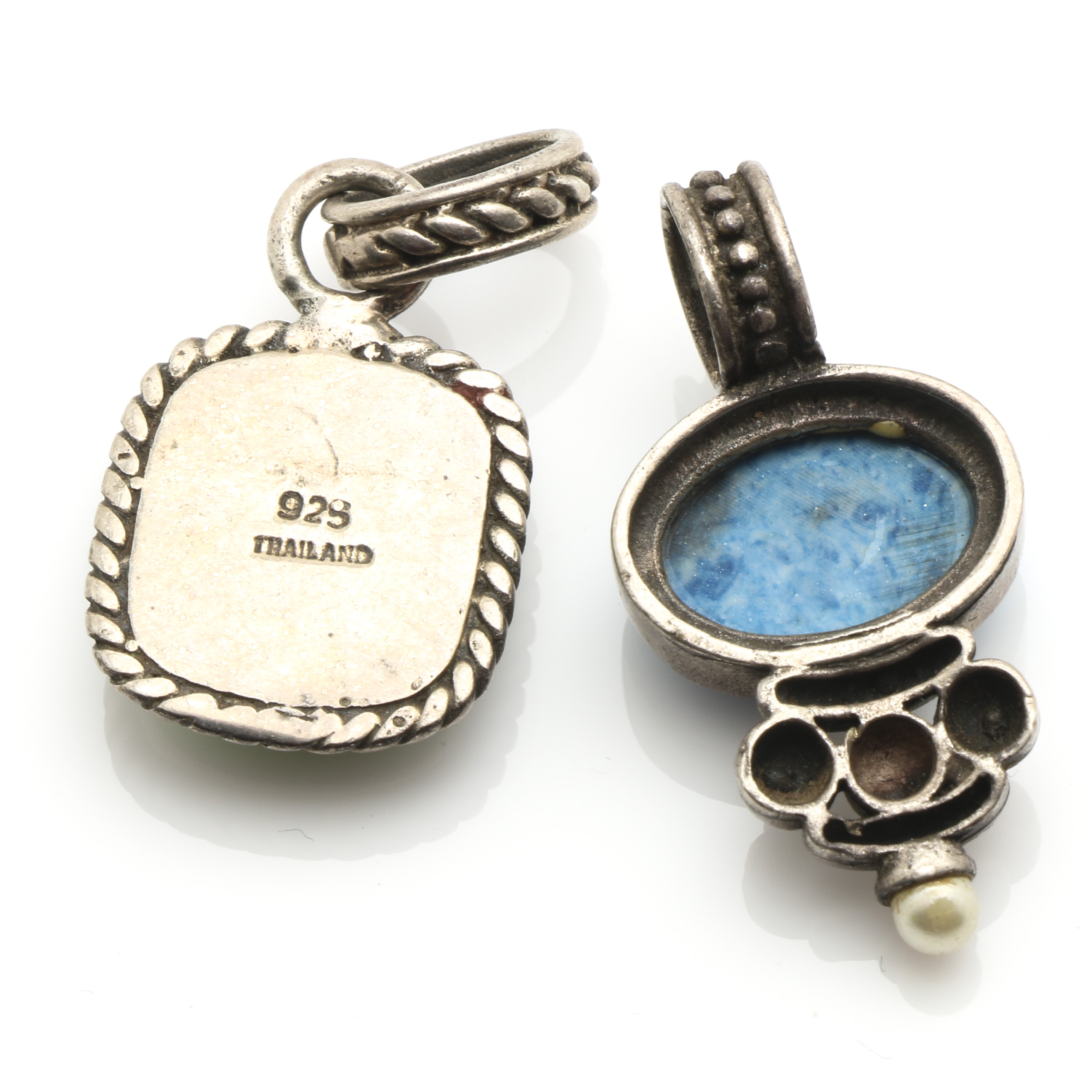 Sterling Bracelet and Pendants Including Demi Parure