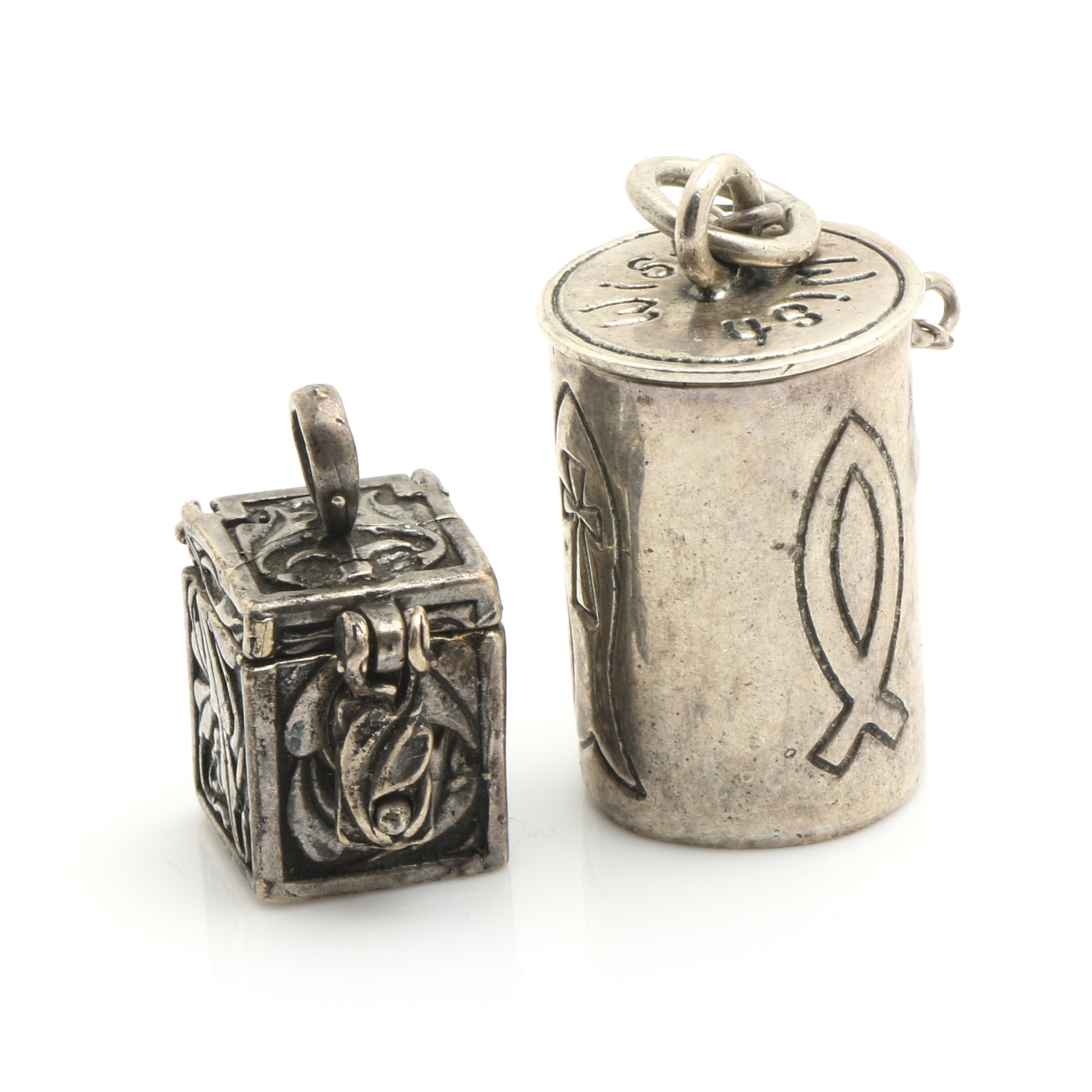 Sterling Bracelet and Pendants Including Demi Parure