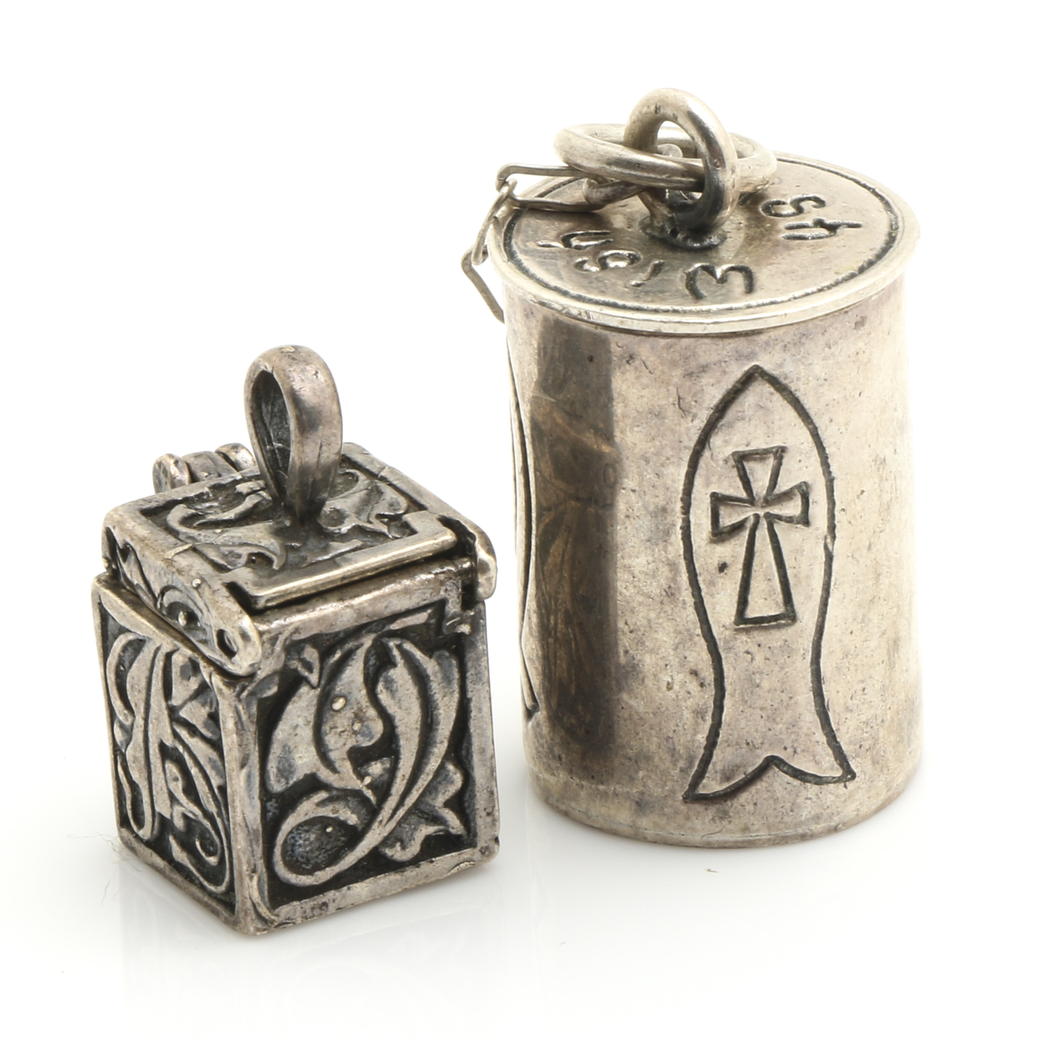 Sterling Bracelet and Pendants Including Demi Parure