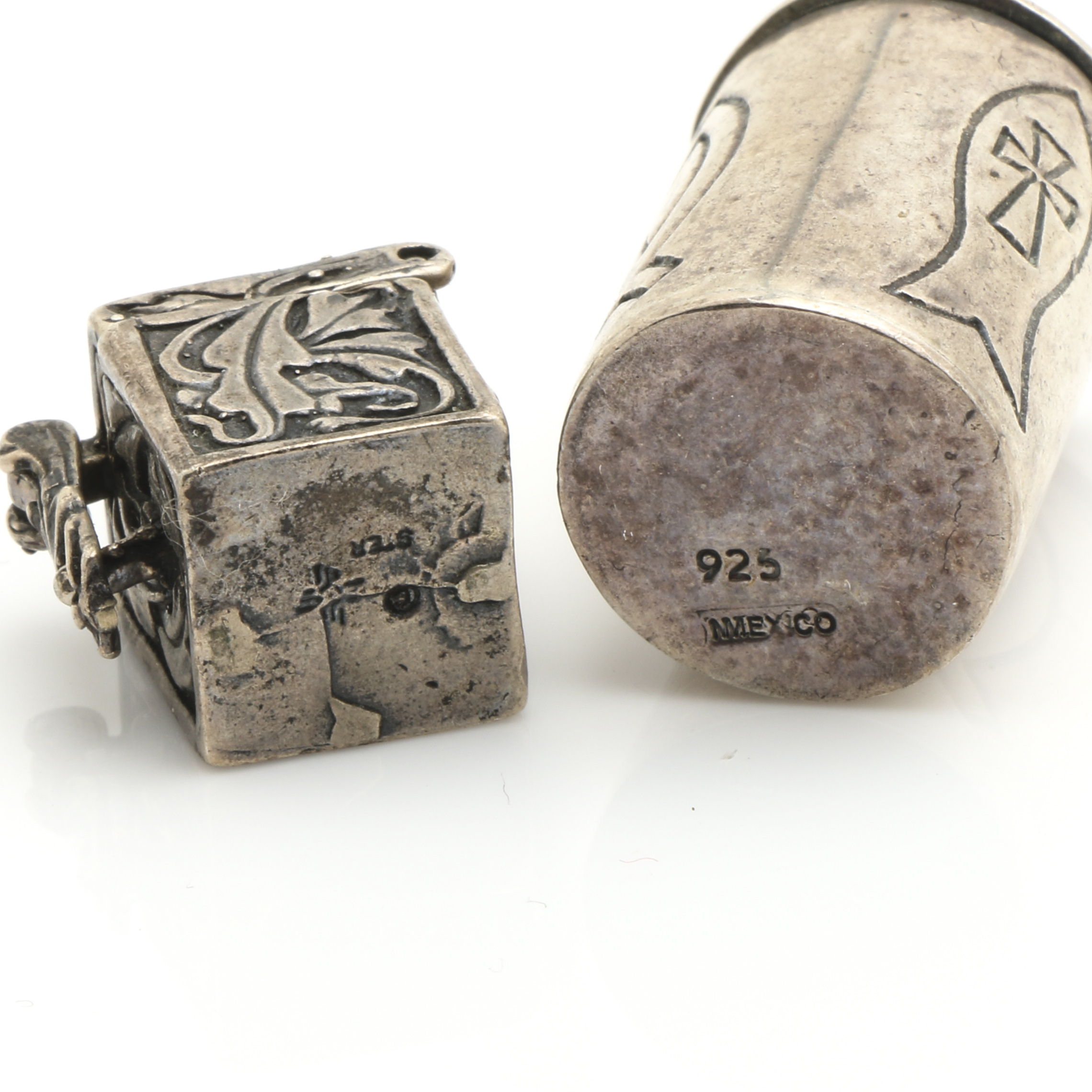 Sterling Bracelet and Pendants Including Demi Parure