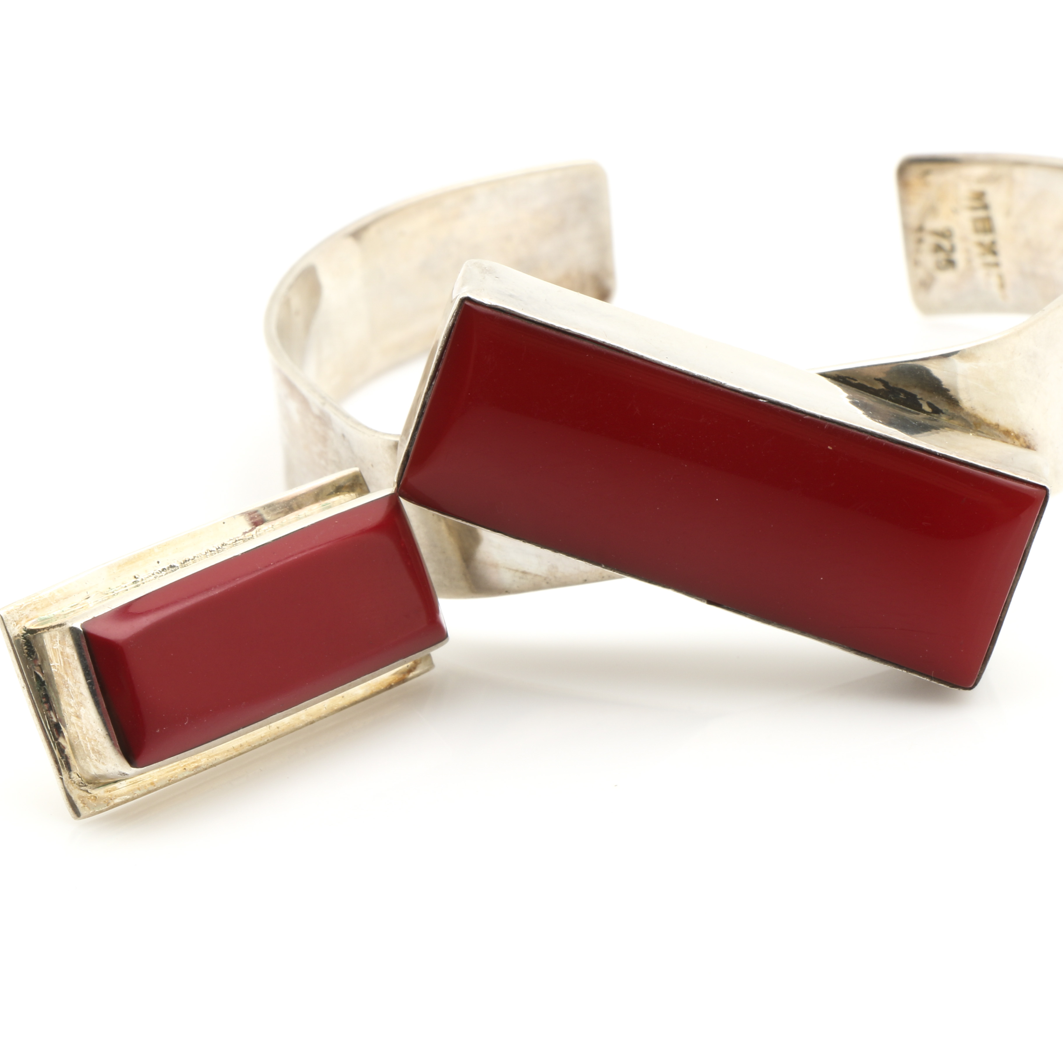 Sterling Bracelet and Pendants Including Demi Parure