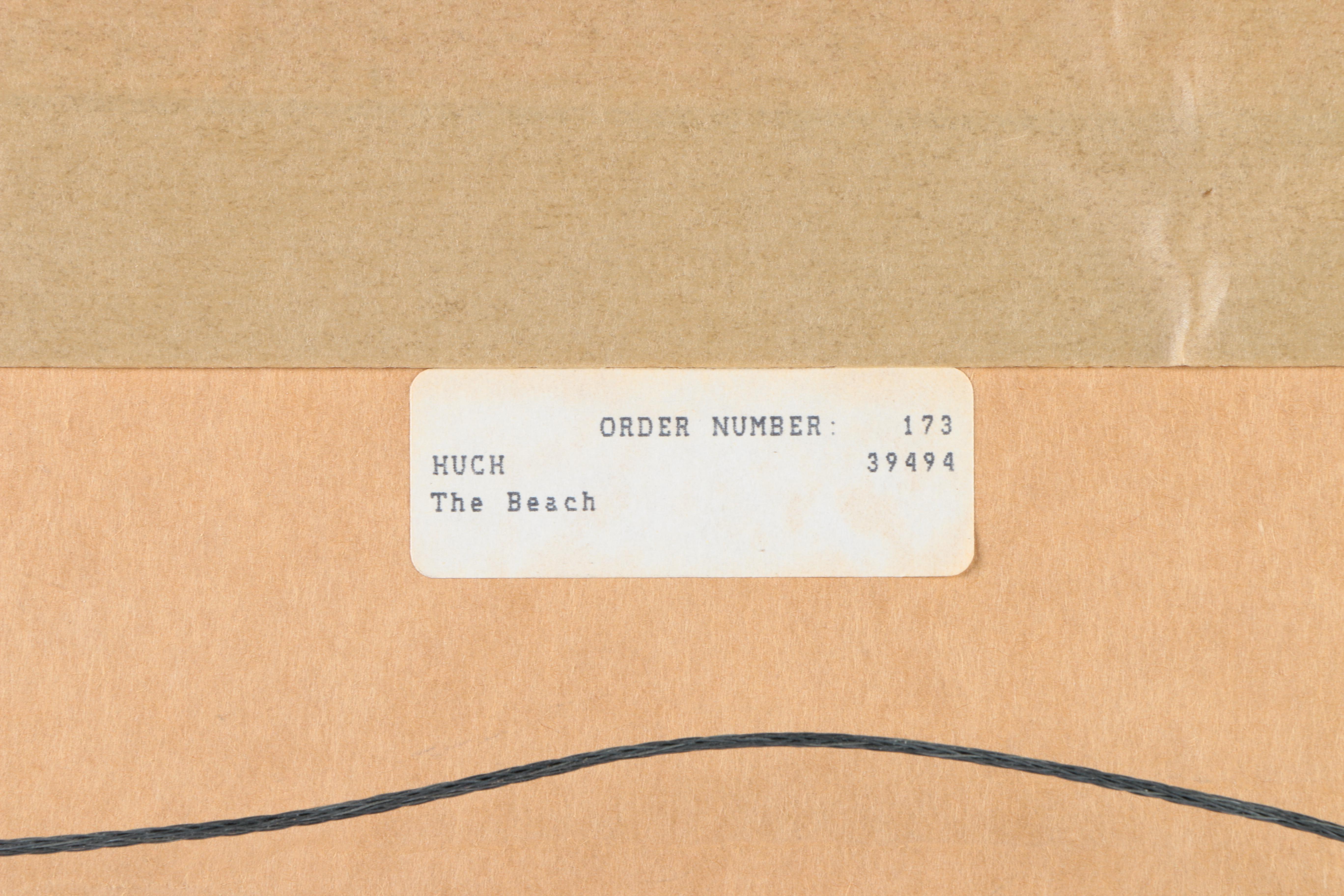 Urbain Huchet Limited Edition Lithograph "The Beach"