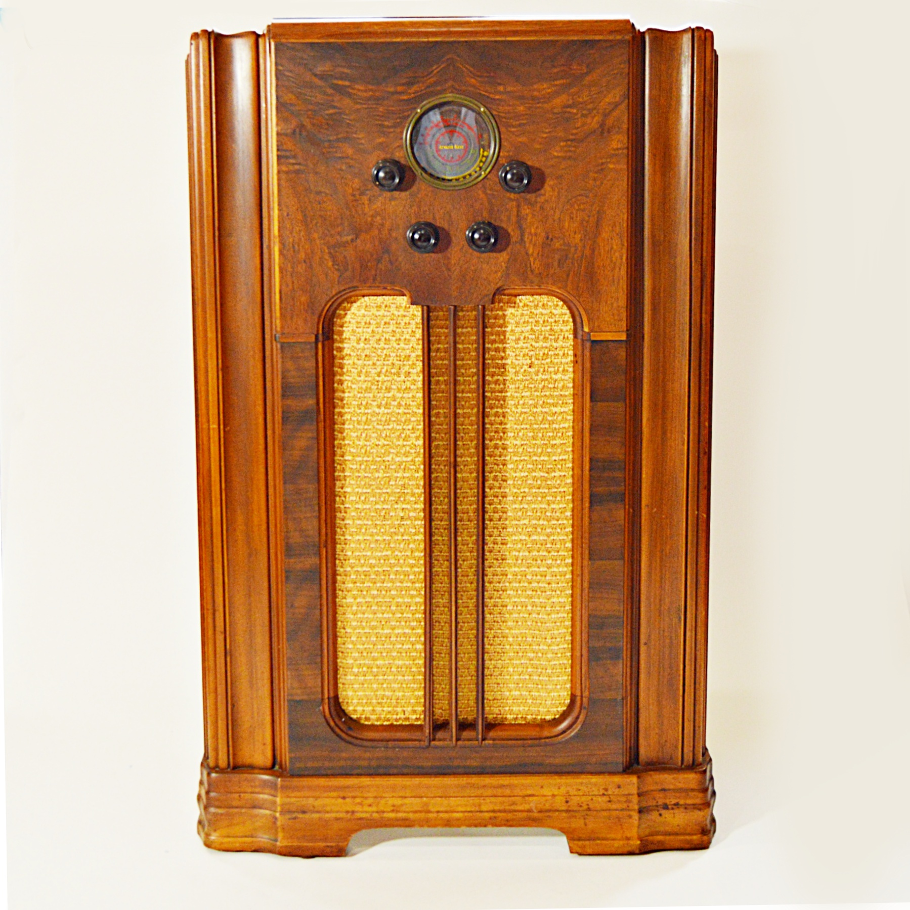 Pre-WWII Art Deco Atwater Kent Floor Radio Model 676