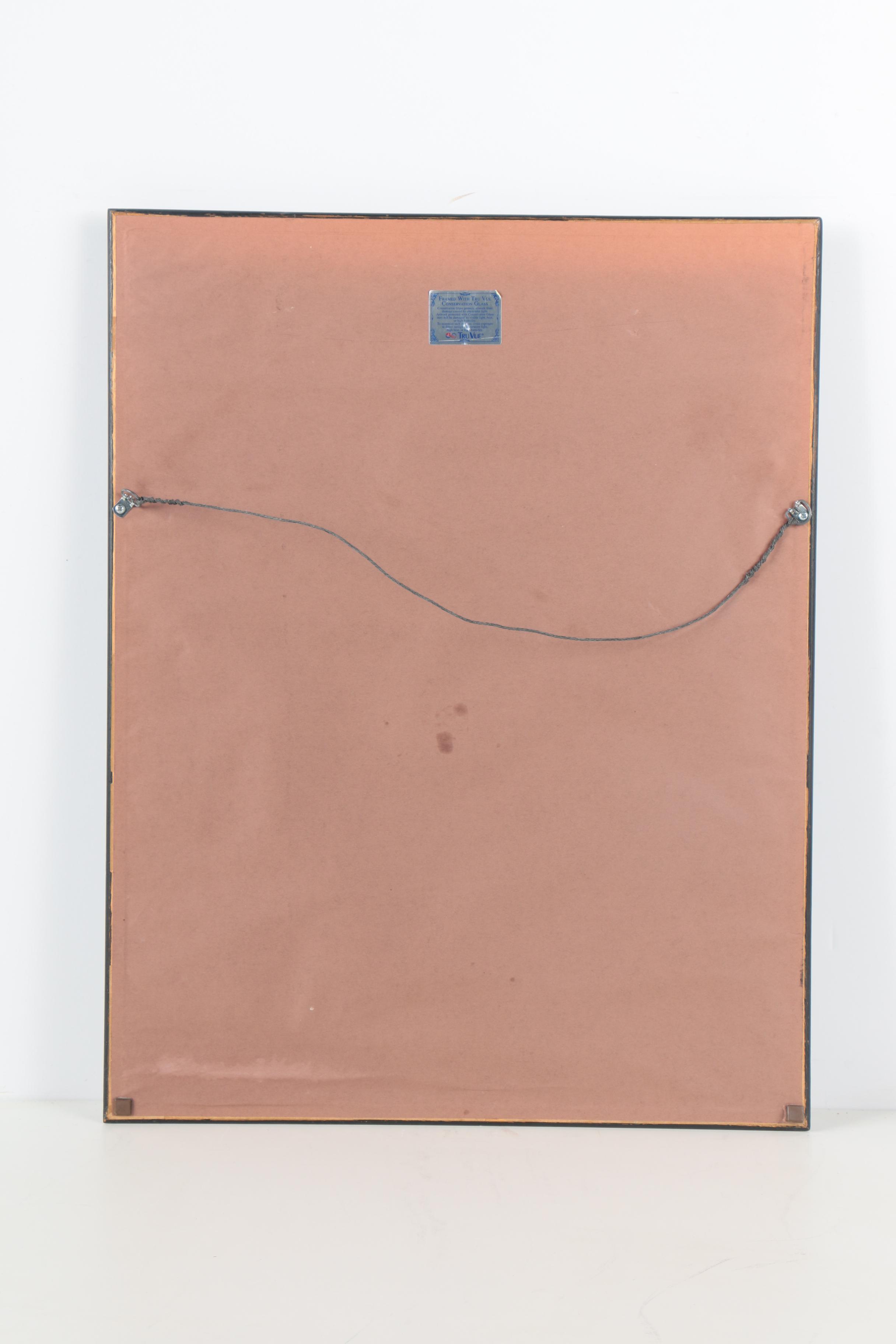 Sidney Cannel Autographed 1944 Charcoal Drawing of Yehudi Menuhin