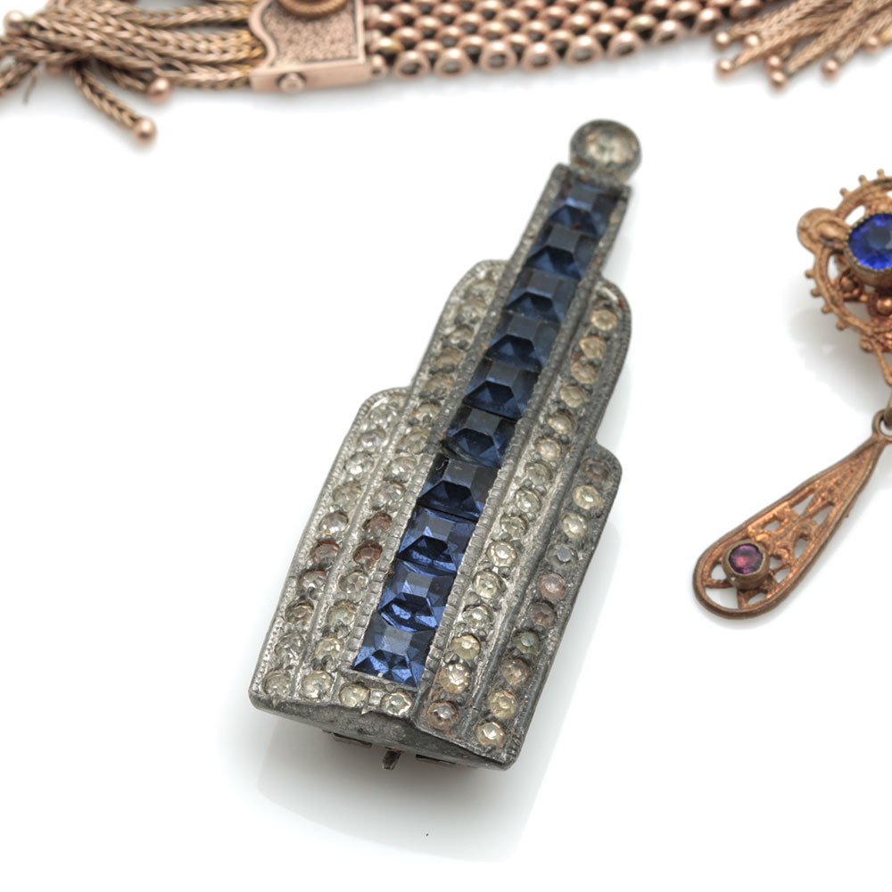 Vintage Jewelry With Micro Mosaics and Victorian Wedding Bracelet