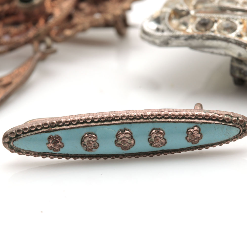 Vintage Jewelry With Micro Mosaics and Victorian Wedding Bracelet