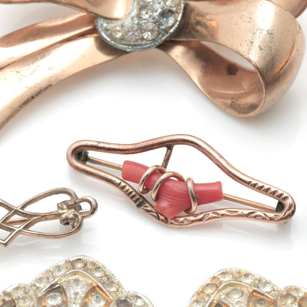 Vintage Jewelry With Micro Mosaics and Victorian Wedding Bracelet