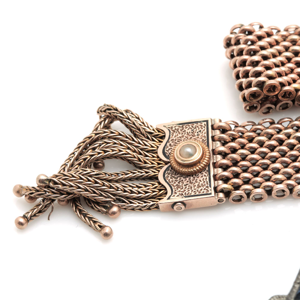 Vintage Jewelry With Micro Mosaics and Victorian Wedding Bracelet