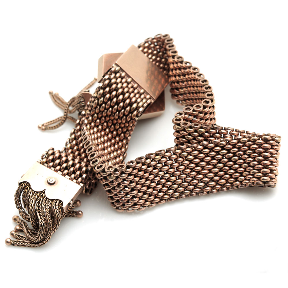 Vintage Jewelry With Micro Mosaics and Victorian Wedding Bracelet